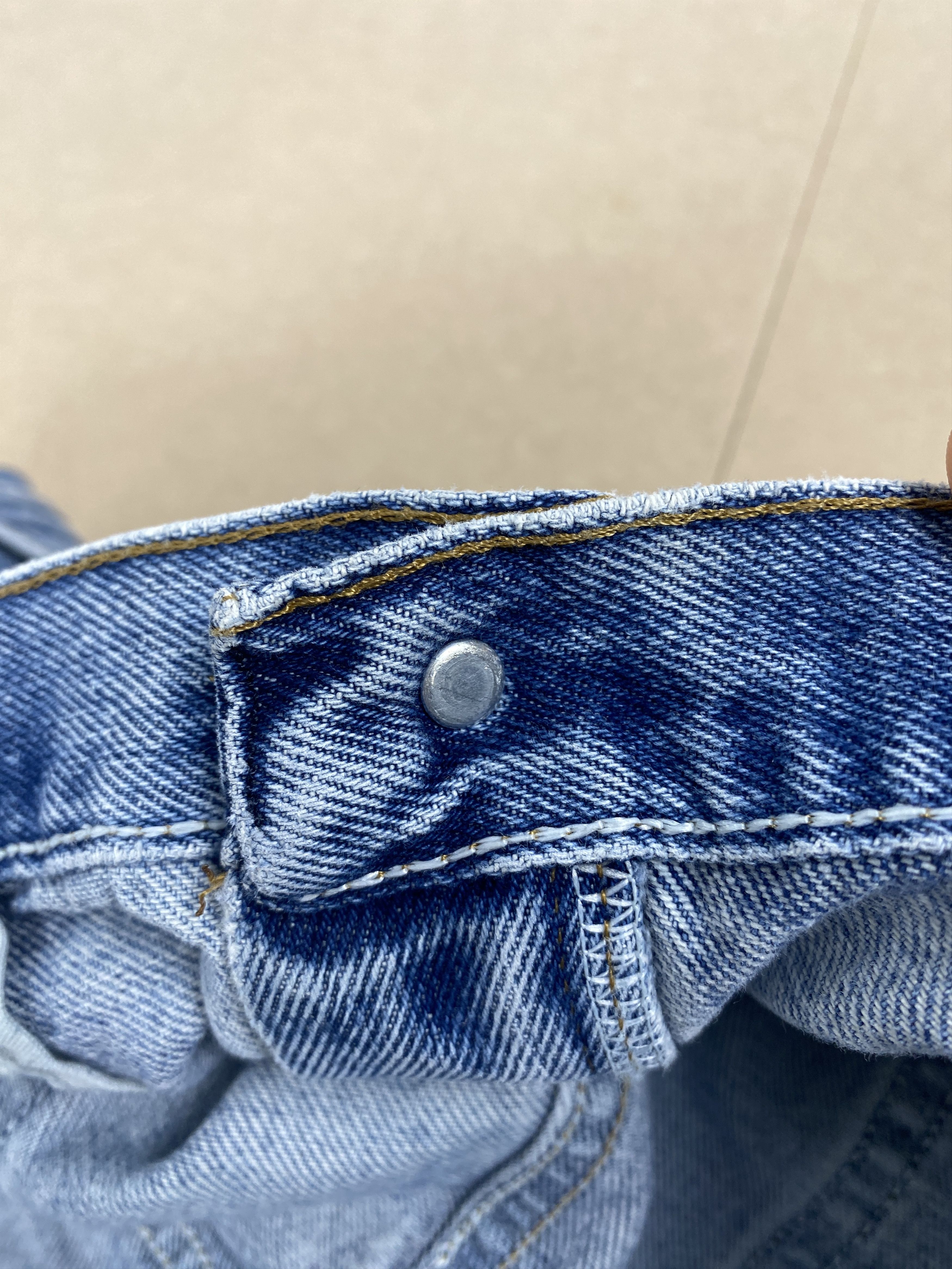 Vintage Vintage Wrangler Distressed Faded Straight Cut Blue Jeans Size US 38 / EU 54 - 10 Thumbnail