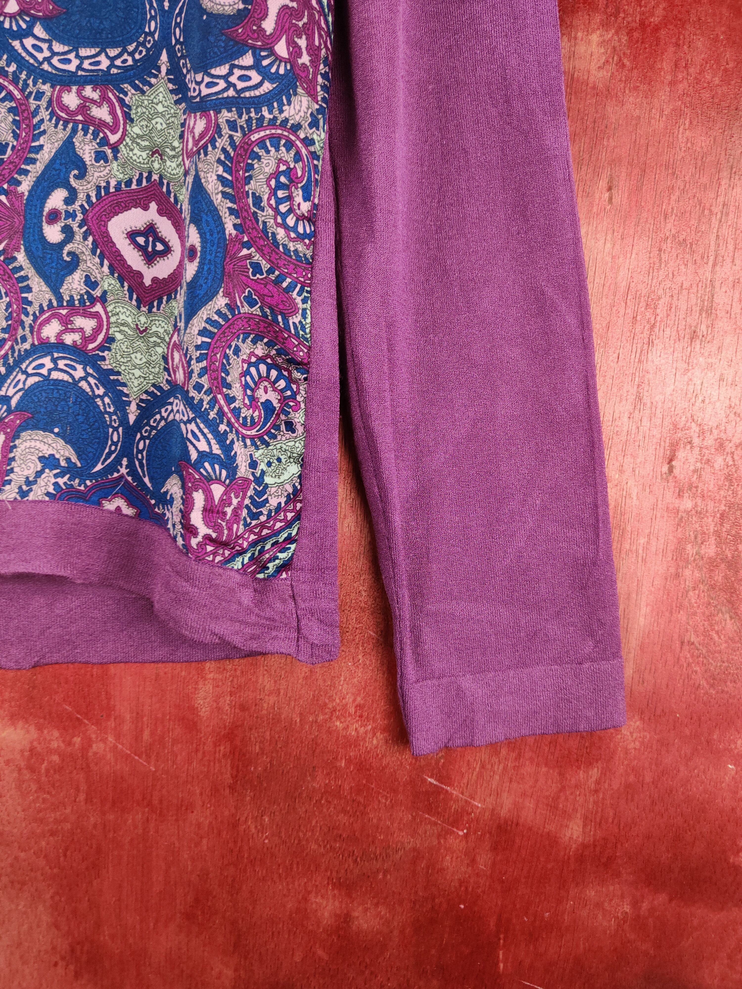 Japanese Brand × Vintage Ceci ou Cela table cloth vtg cardigan Purple Blouses #S905 Size S / US 4 / IT 40 - 6 Thumbnail