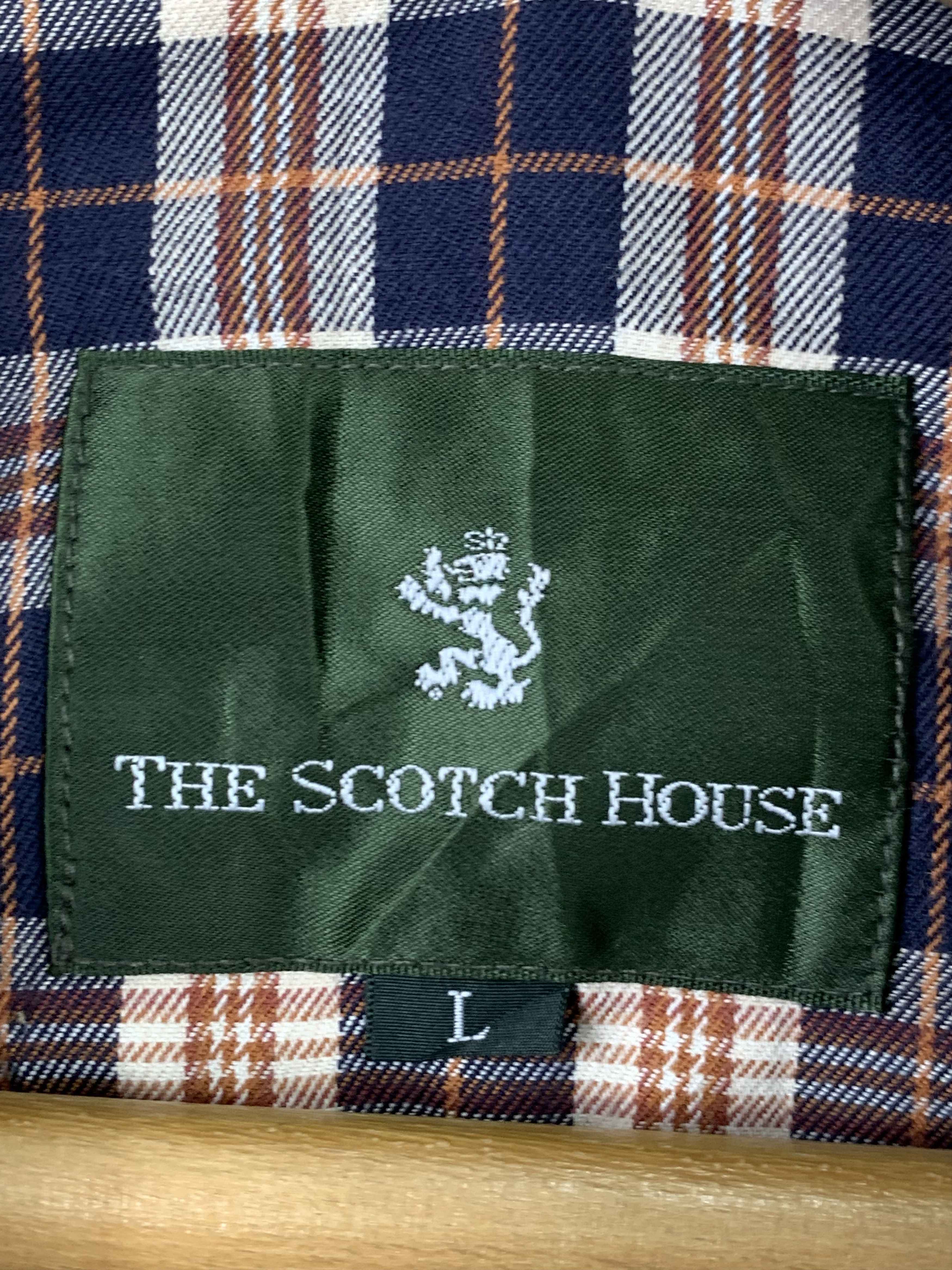 Unknown London Vintage THE SCOTCH HOUSE Checkered Lining Jacket J0438 Size US M / EU 48-50 / 2 - 10 Thumbnail