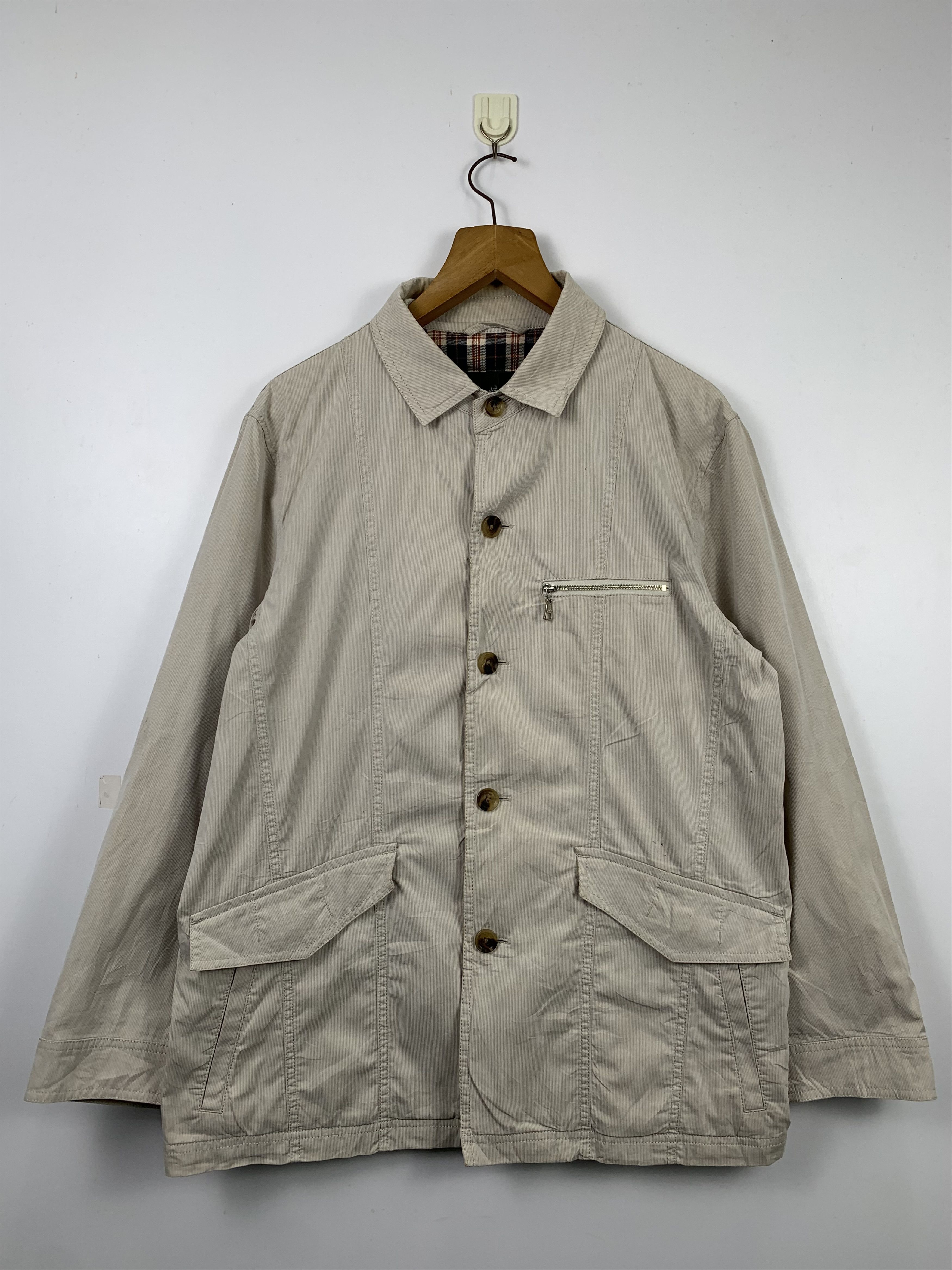 Unknown London Vintage THE SCOTCH HOUSE Checkered Lining Jacket J0438 Size US M / EU 48-50 / 2 - 1 Thumbnail