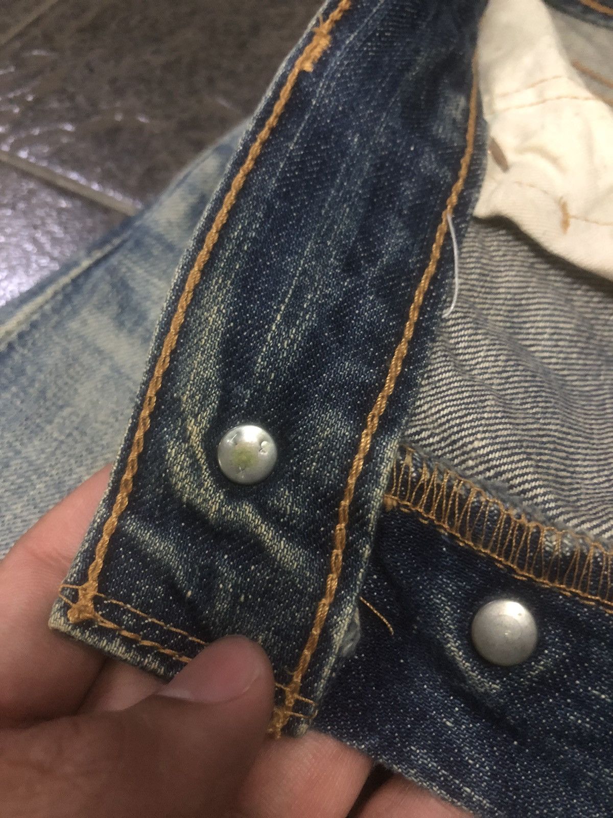 Levi's Vintage 90s Levis 501e Blue Faded Denim Size US 32 / EU 48 - 17 Thumbnail