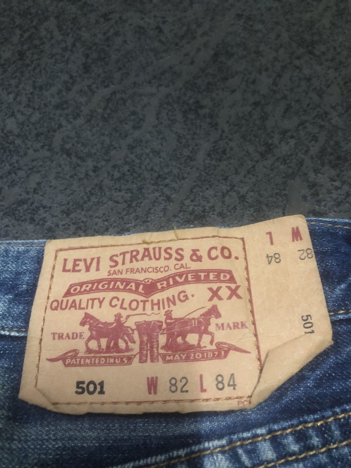 Levi's Vintage 90s Levis 501e Blue Faded Denim Size US 32 / EU 48 - 15 Thumbnail