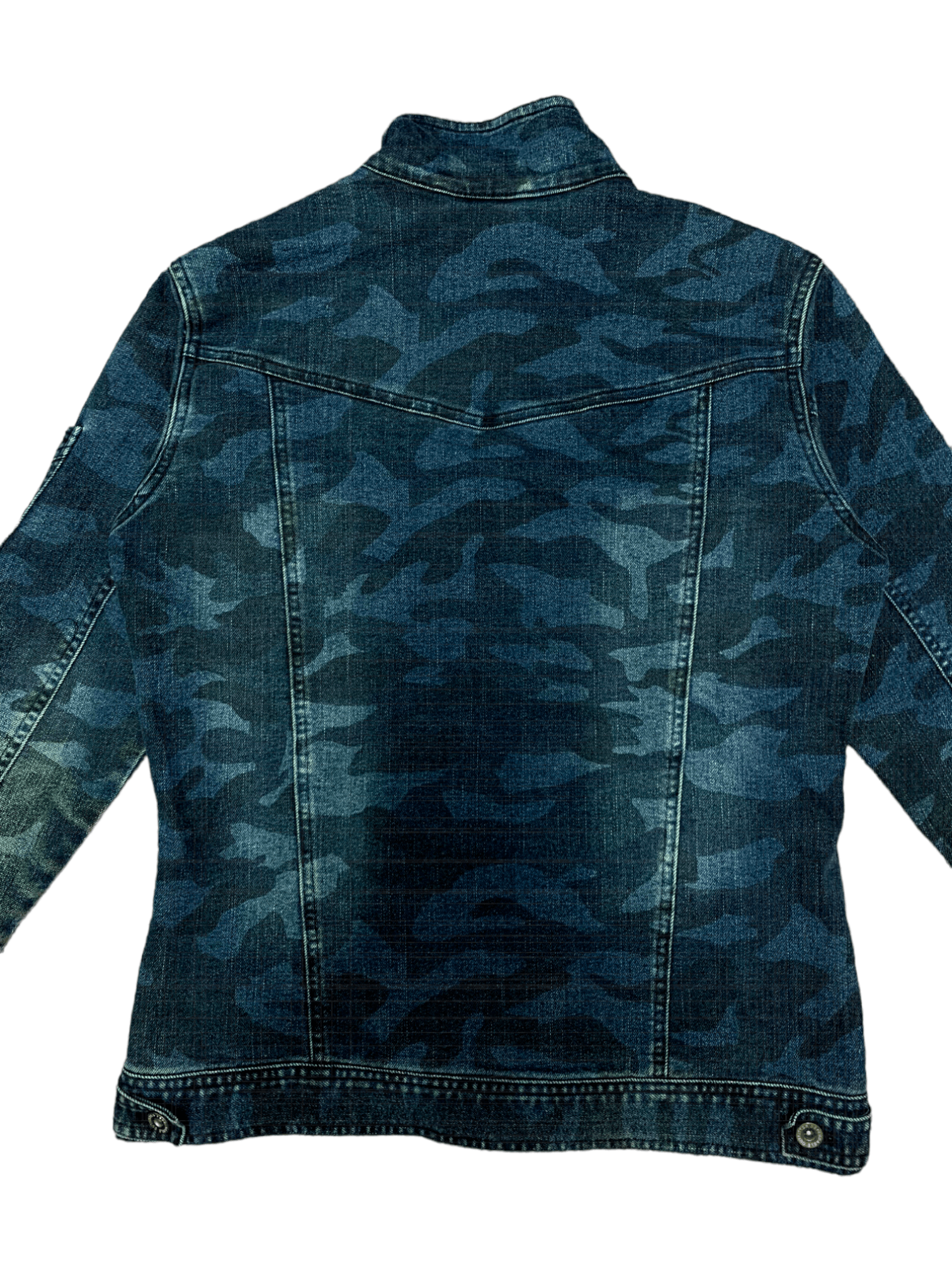 Japanese Brand Vintage Japanese Camouflage Army Style Denim Jacket Size US M / EU 48-50 / 2 - 12 Thumbnail
