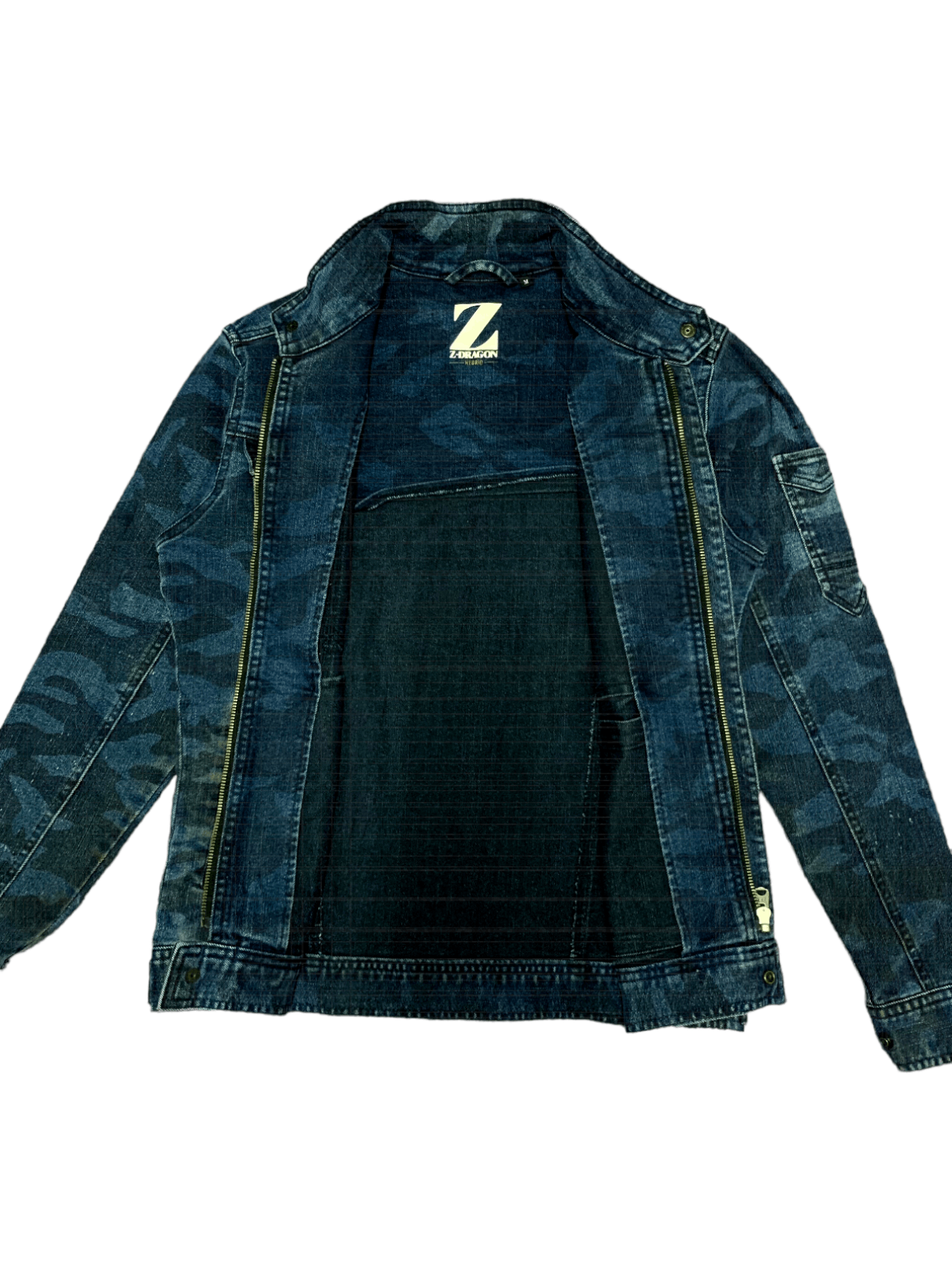 Japanese Brand Vintage Japanese Camouflage Army Style Denim Jacket Size US M / EU 48-50 / 2 - 11 Thumbnail
