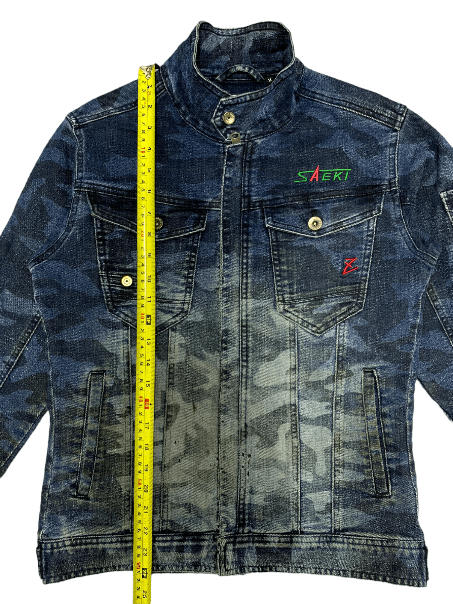 Japanese Brand Vintage Japanese Camouflage Army Style Denim Jacket Size US M / EU 48-50 / 2 - 14 Thumbnail