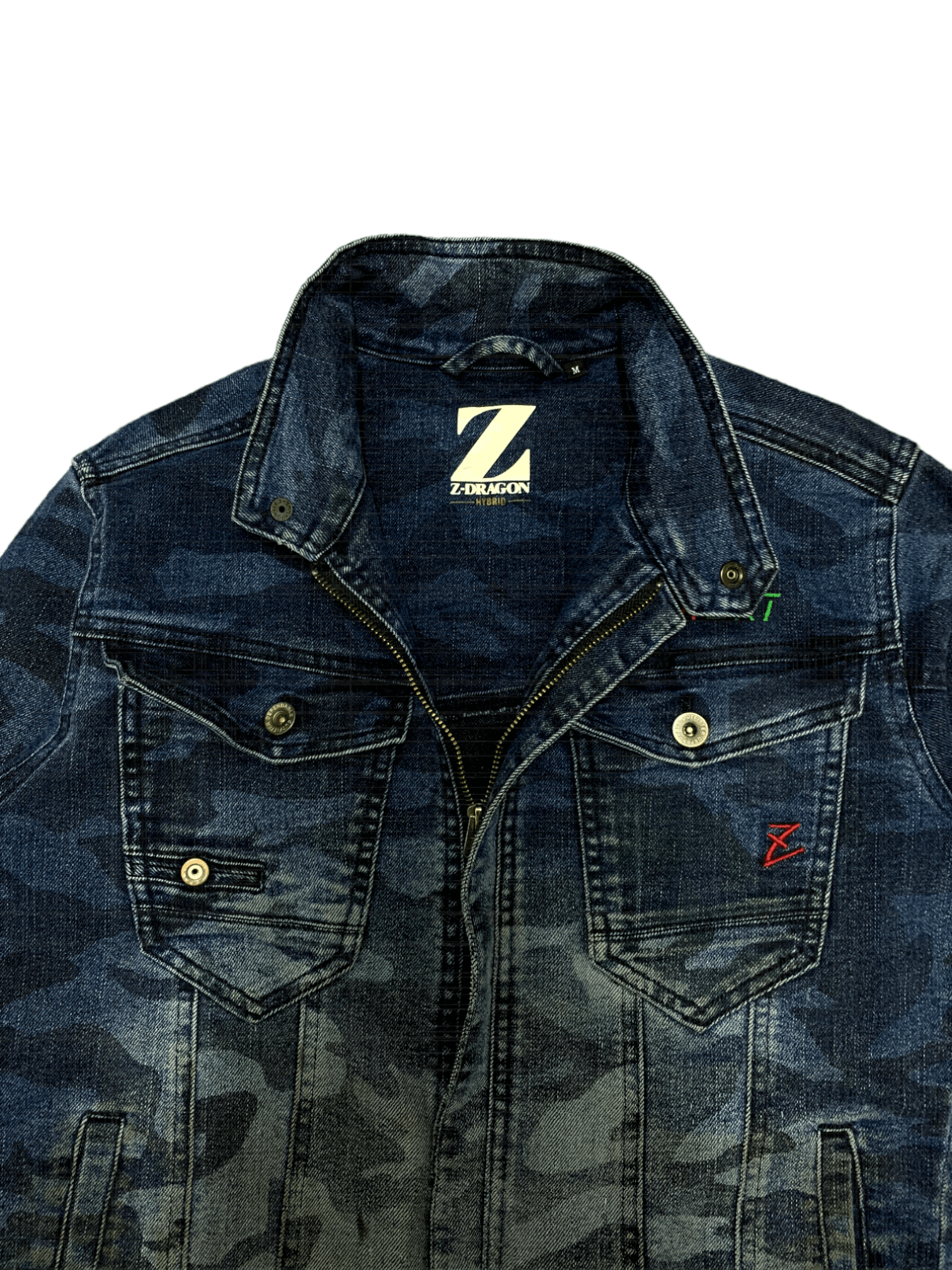Japanese Brand Vintage Japanese Camouflage Army Style Denim Jacket Size US M / EU 48-50 / 2 - 8 Thumbnail