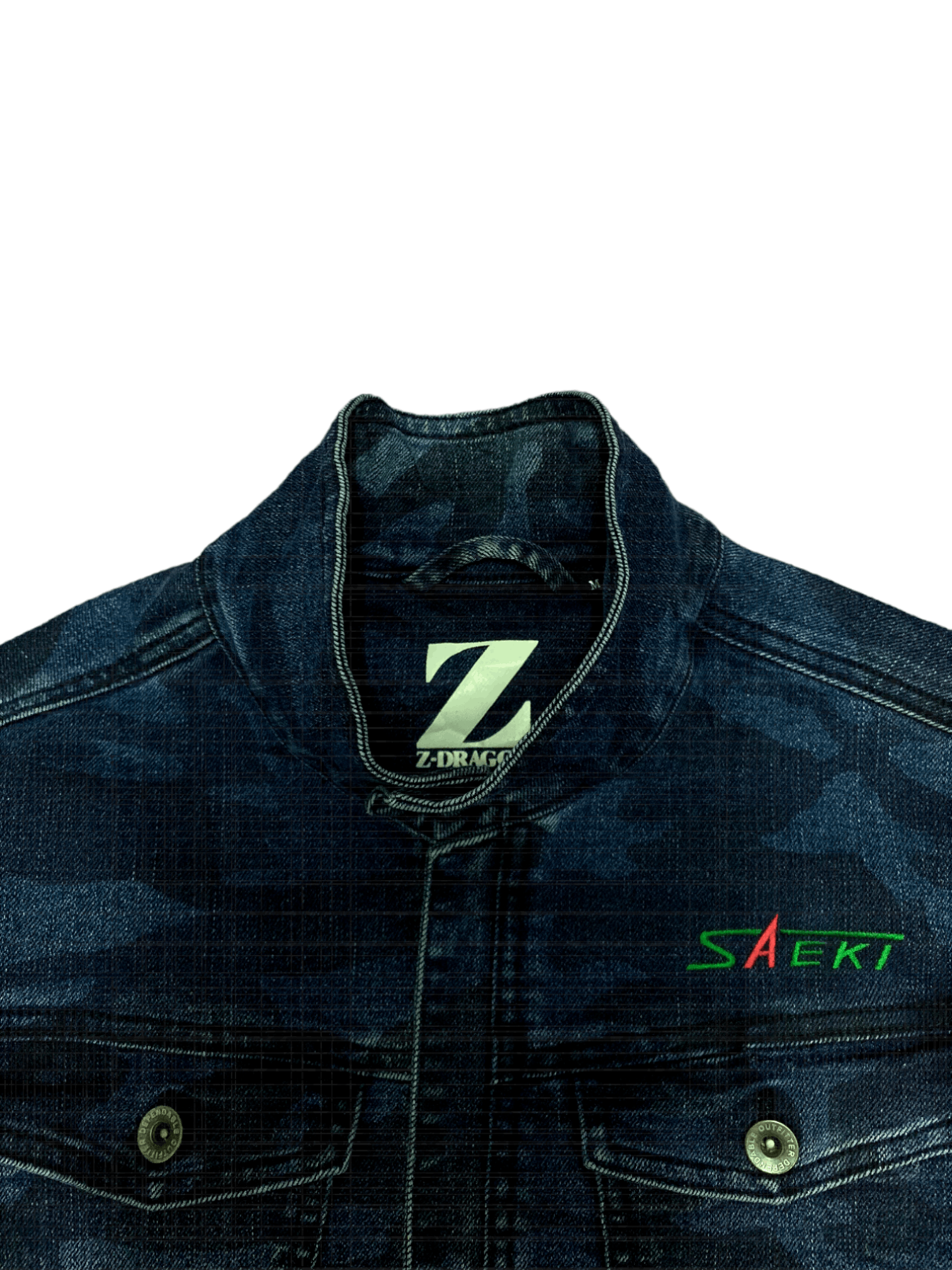 Japanese Brand Vintage Japanese Camouflage Army Style Denim Jacket Size US M / EU 48-50 / 2 - 7 Thumbnail