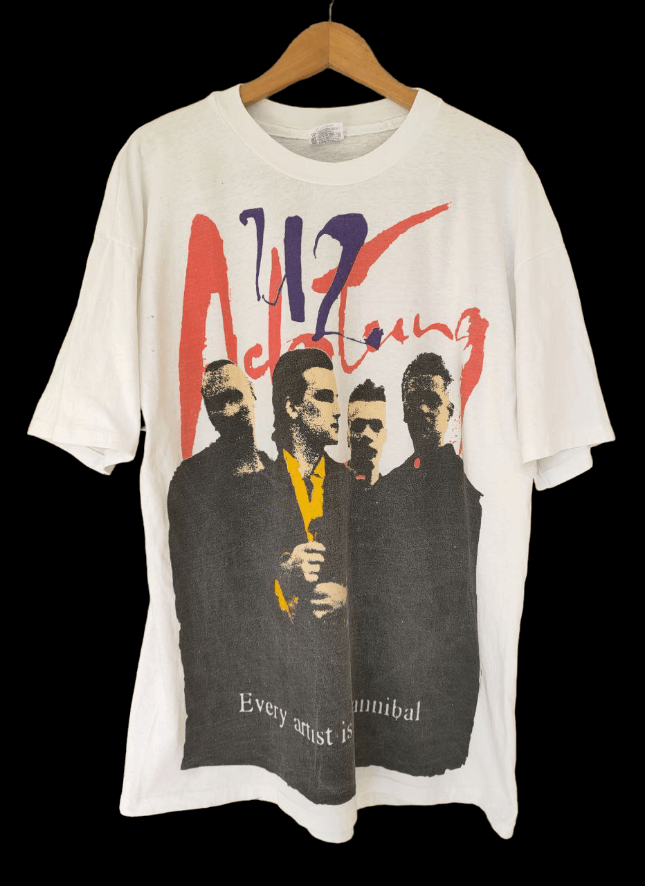 U2 Rock Band Metal Oversized Men's Premium Quality In Lowest Price Tee Only In Dhaka main image 1