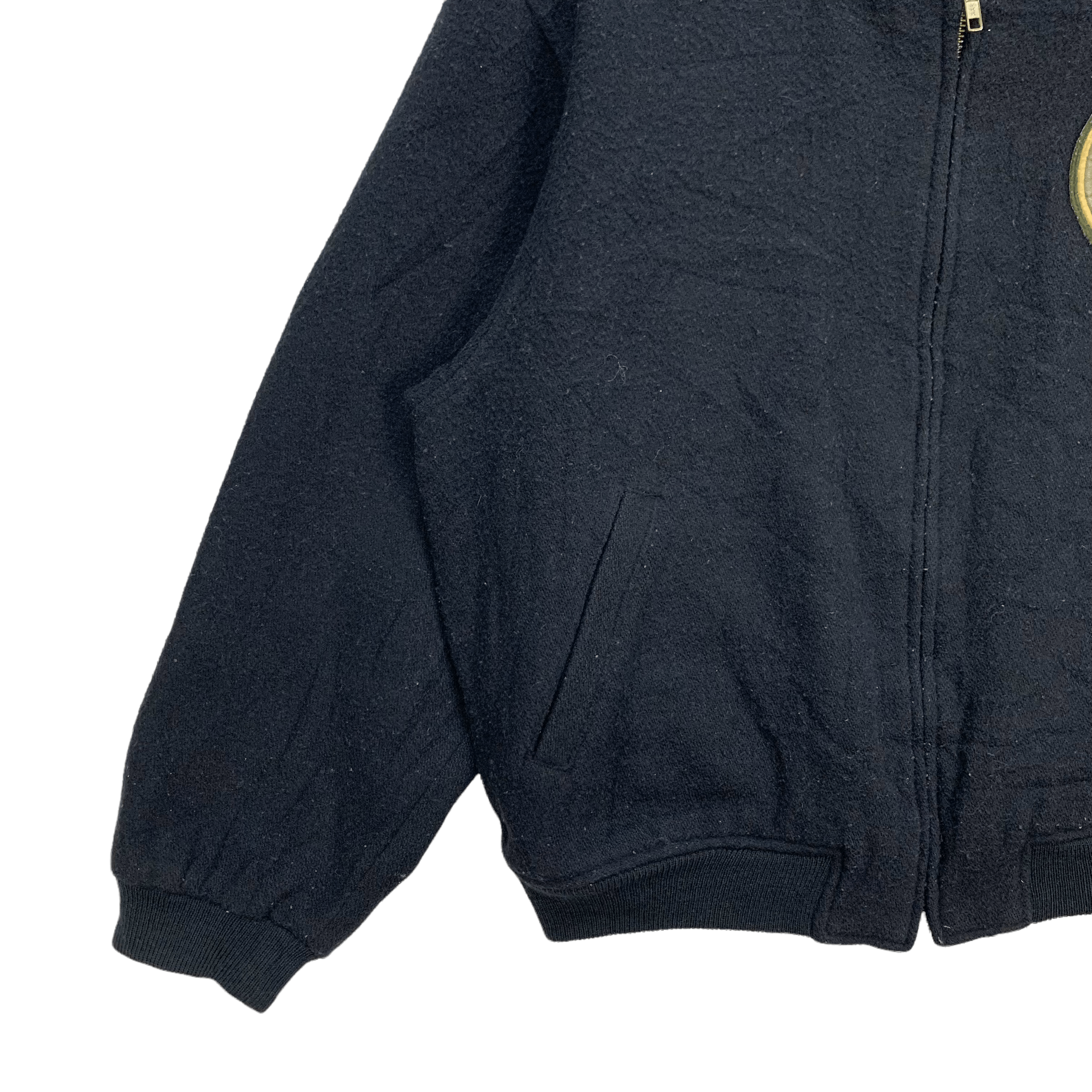 Japanese Brand FREELANCER Wool Bomber Jacket #4128-143 Size US S / EU 44-46 / 1 - 6 Thumbnail