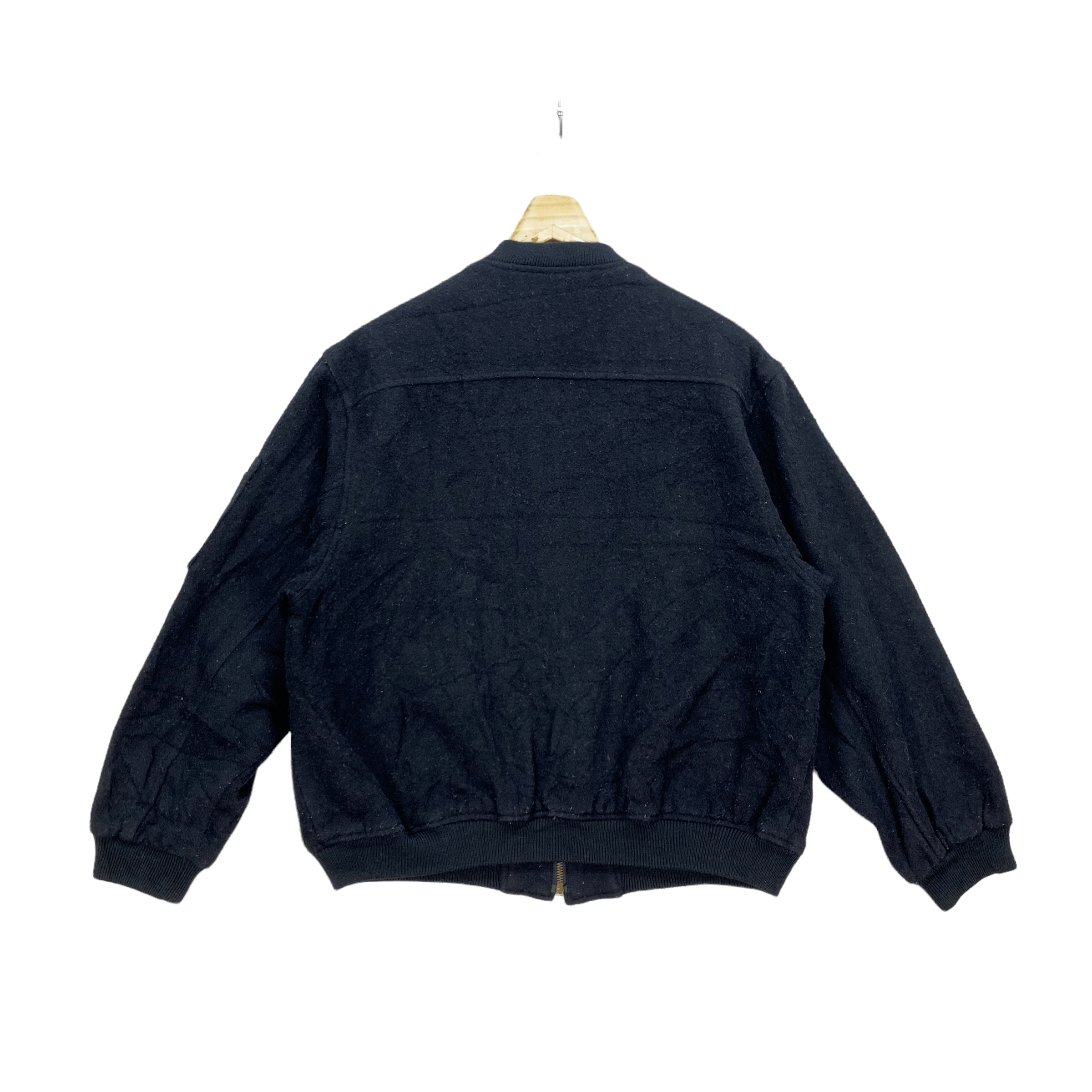 Japanese Brand FREELANCER Wool Bomber Jacket #4128-143 Size US S / EU 44-46 / 1 - 10 Thumbnail