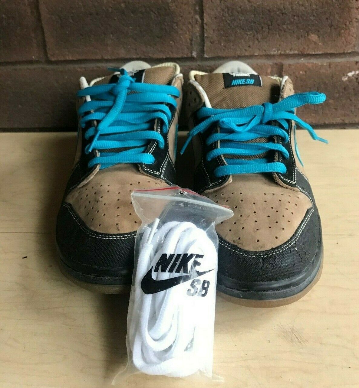 image of Nike Sb Dunk Low Pro - Slam City Skates Shoes in Light Taupe/Black, Men's (Size 12)