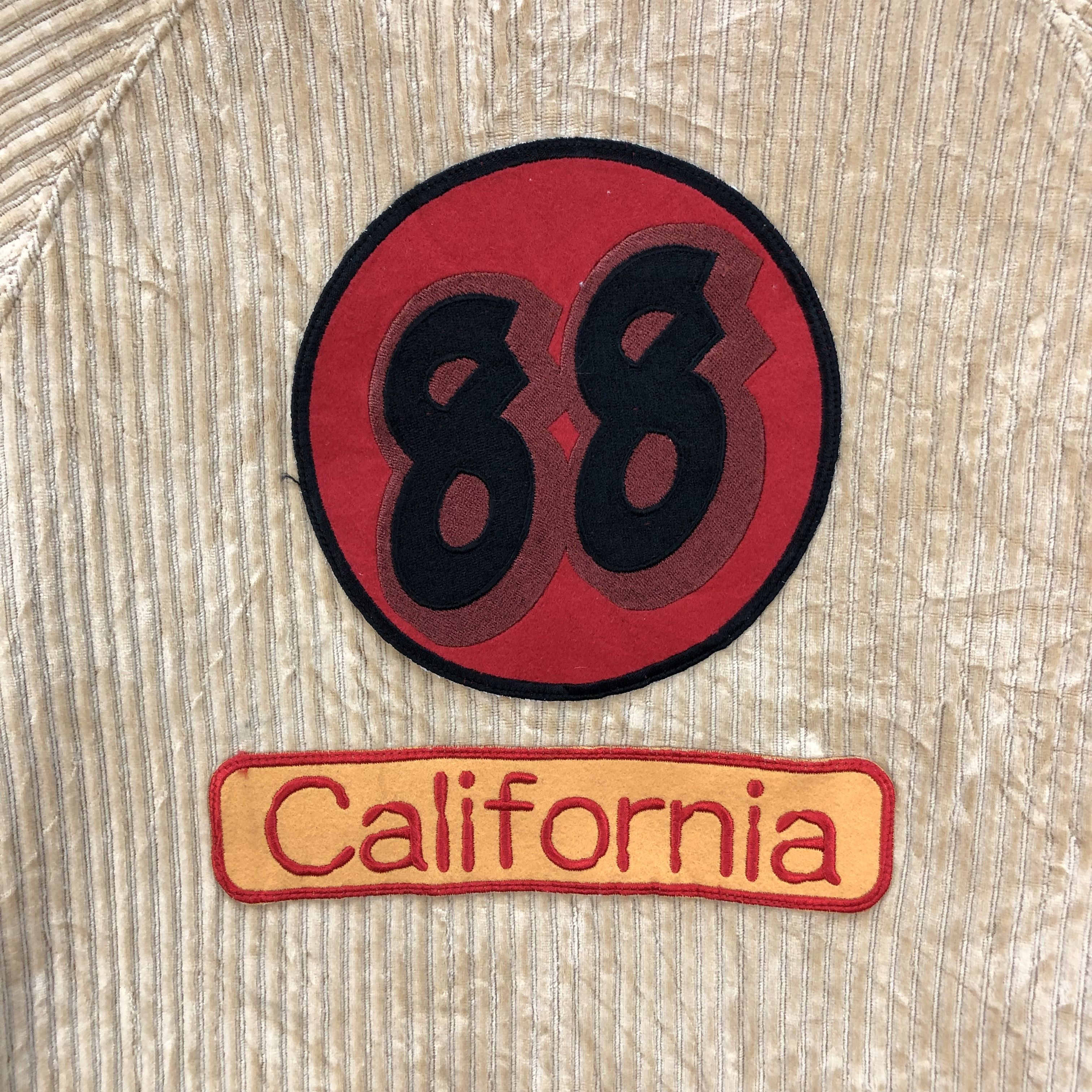 Japanese Brand TRIPLE RUND 88 California Corduroy Bomber Jacket #4953-29 Size M / US 6-8 / IT 42-44 - 2 Thumbnail