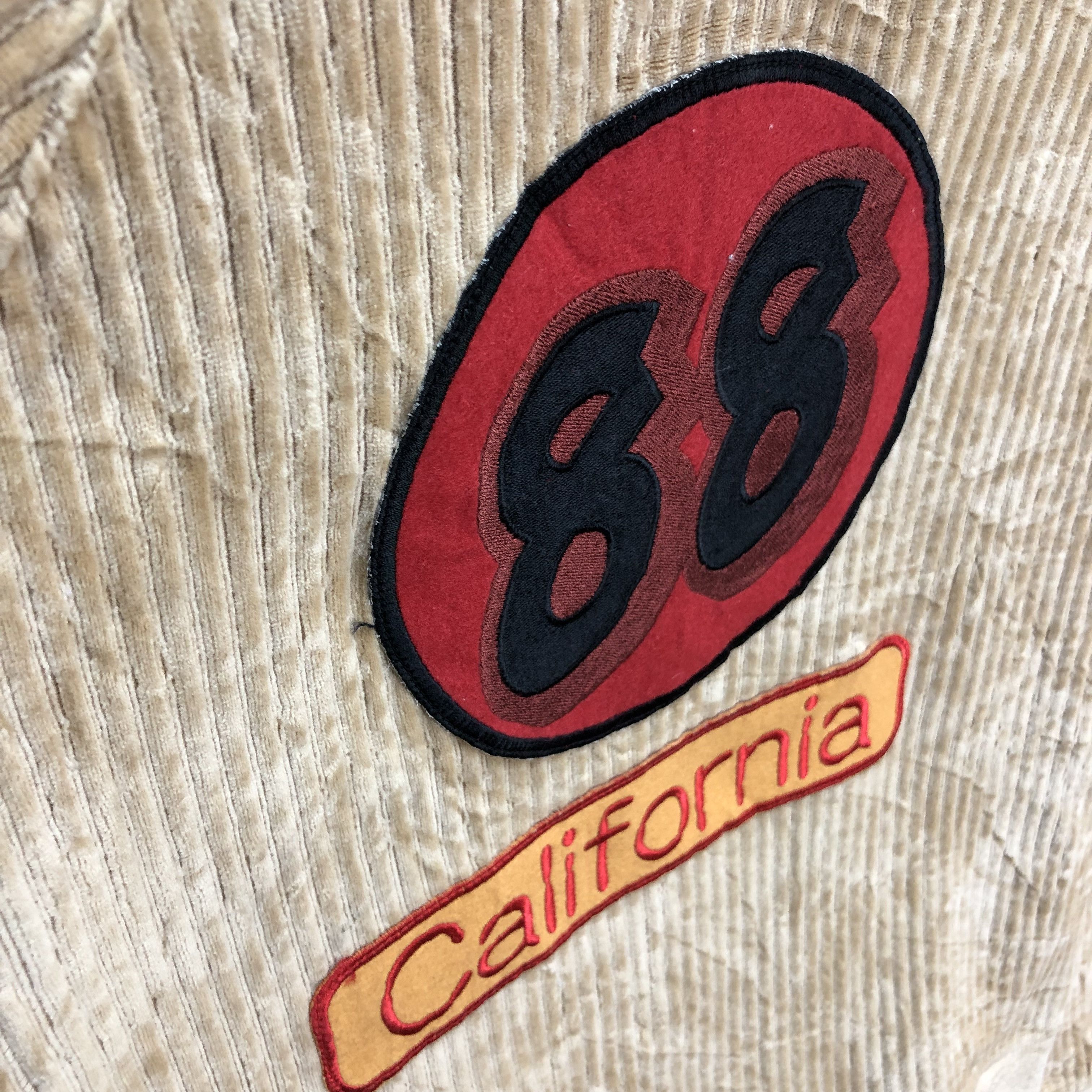 Japanese Brand TRIPLE RUND 88 California Corduroy Bomber Jacket #4953-29 Size M / US 6-8 / IT 42-44 - 3 Thumbnail