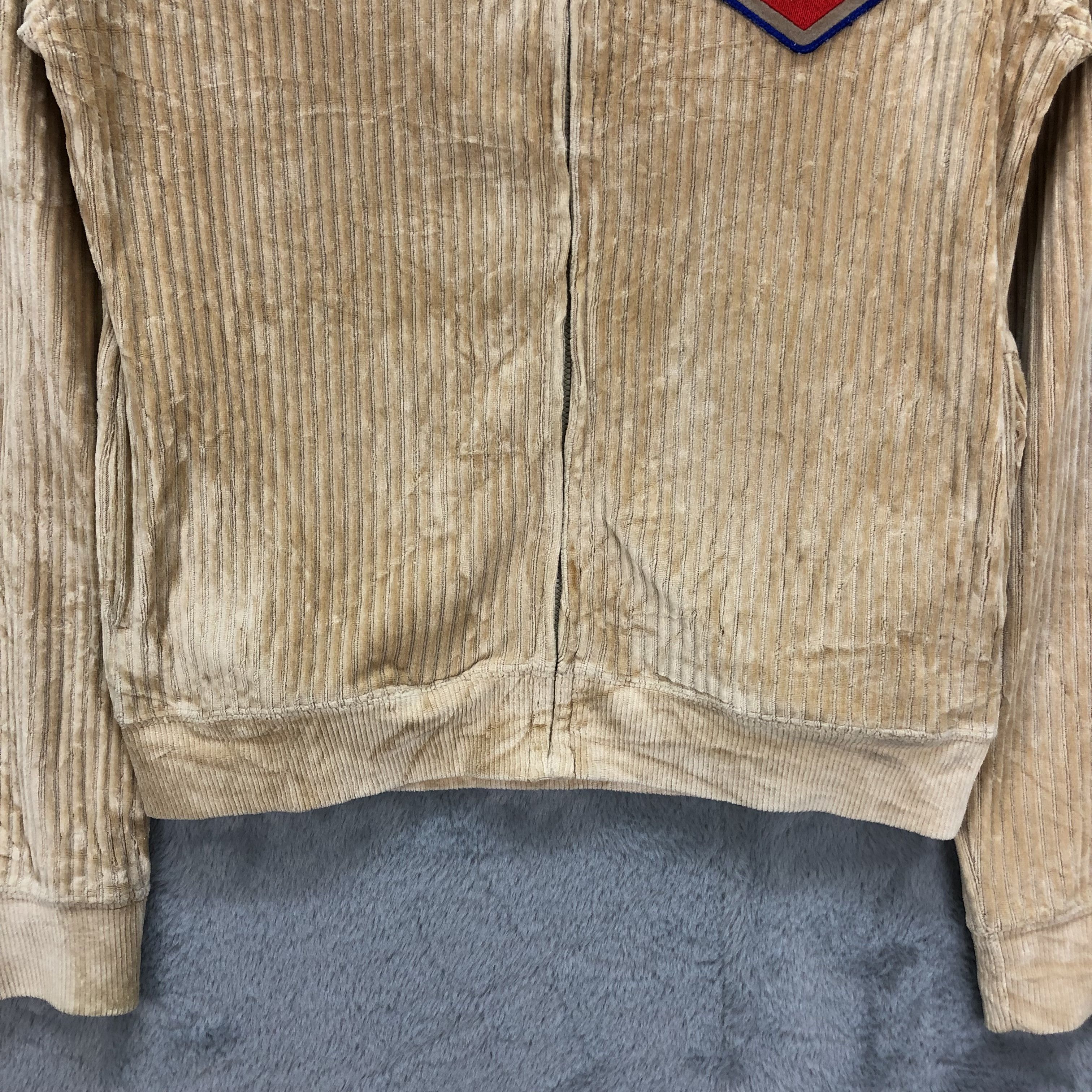 Japanese Brand TRIPLE RUND 88 California Corduroy Bomber Jacket #4953-29 Size M / US 6-8 / IT 42-44 - 7 Thumbnail