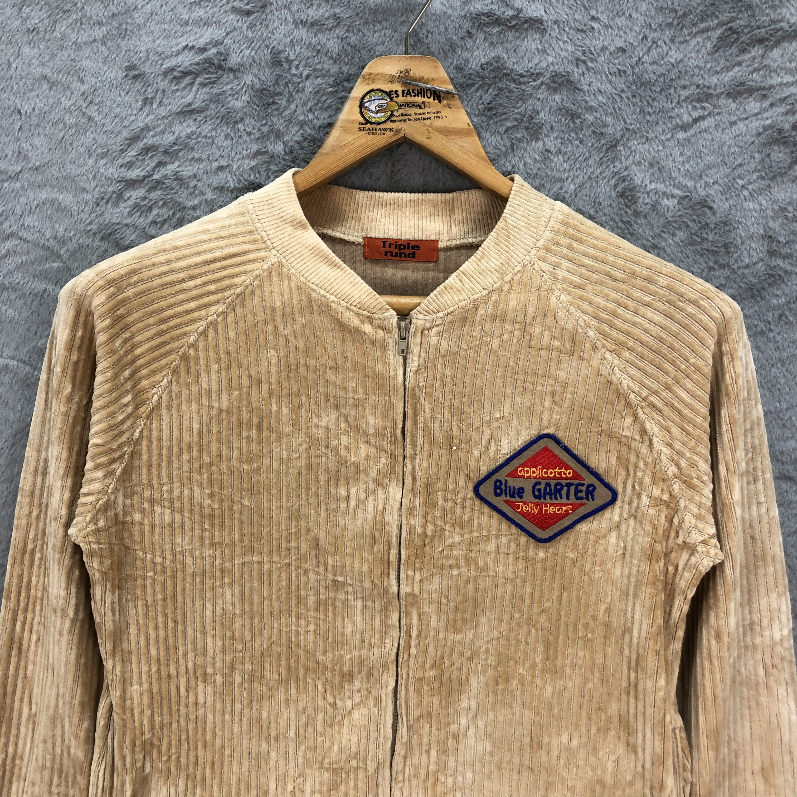 Japanese Brand TRIPLE RUND 88 California Corduroy Bomber Jacket #4953-29 Size M / US 6-8 / IT 42-44 - 5 Thumbnail