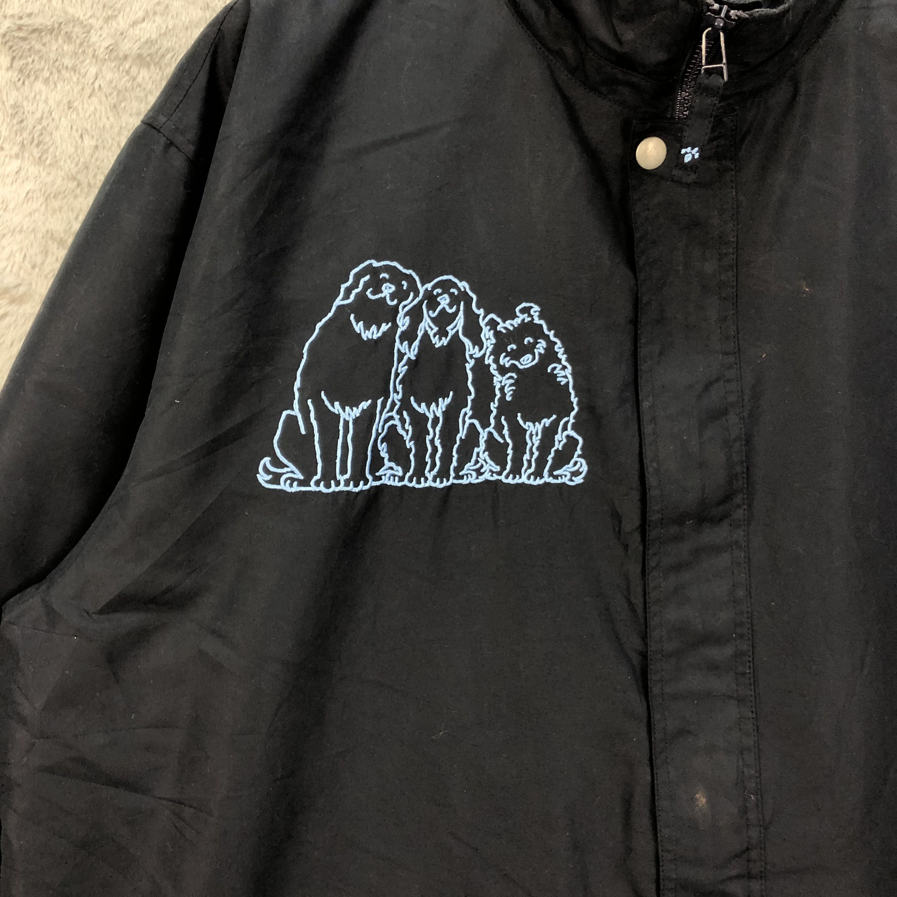 Japanese Brand REVE DE FEMME Embroidered Big Logo Light Jacket #4926-30 Size US L / EU 52-54 / 3 - 3 Thumbnail
