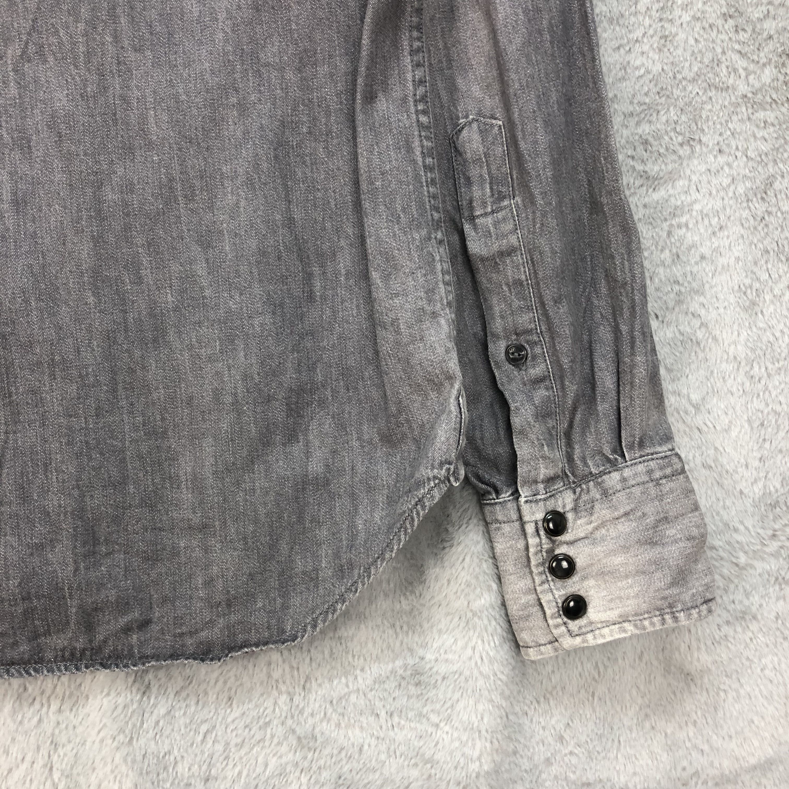 Japanese Brand Vintage Replay Denim Button Ups Shirt / Chambray #4734-166 Size US S / EU 44-46 / 1 - 18 Thumbnail