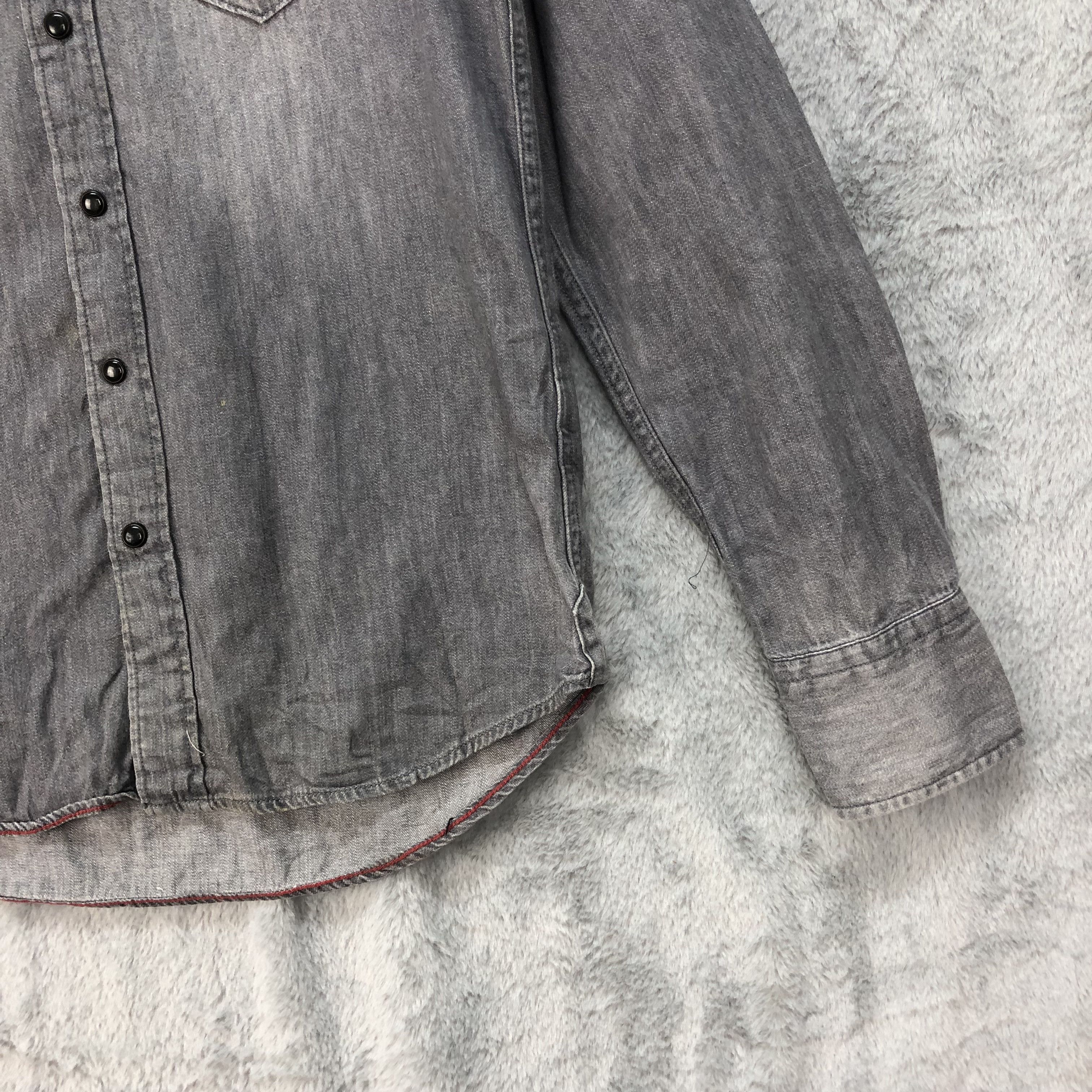Japanese Brand Vintage Replay Denim Button Ups Shirt / Chambray #4734-166 Size US S / EU 44-46 / 1 - 9 Thumbnail