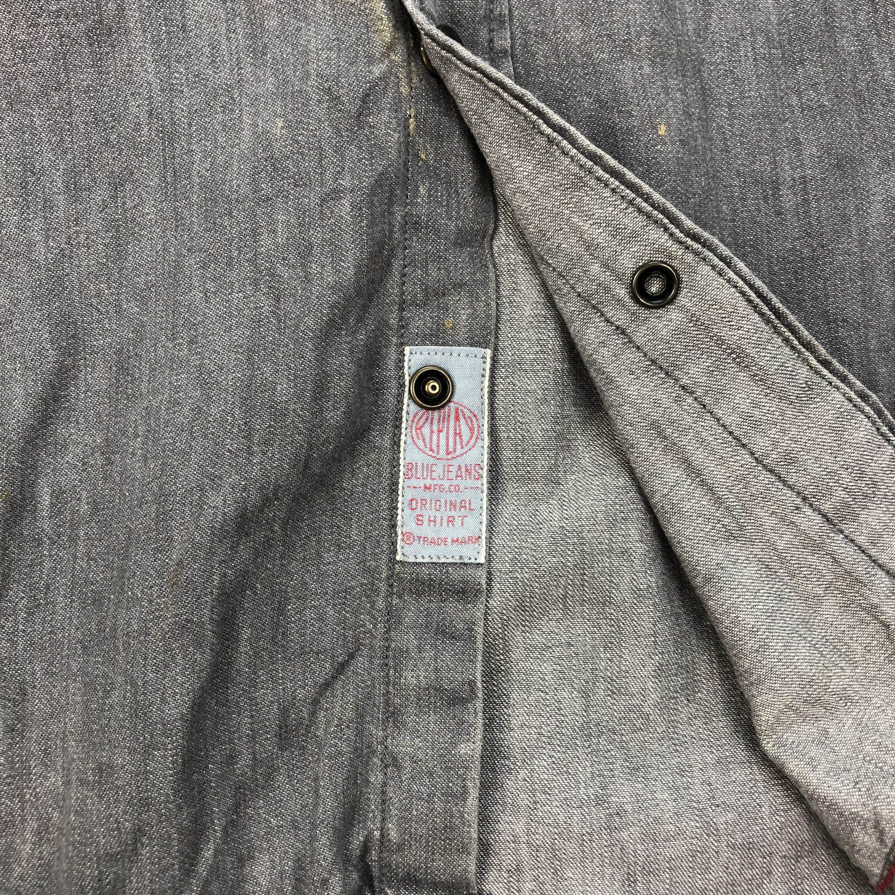 Japanese Brand Vintage Replay Denim Button Ups Shirt / Chambray #4734-166 Size US S / EU 44-46 / 1 - 11 Thumbnail