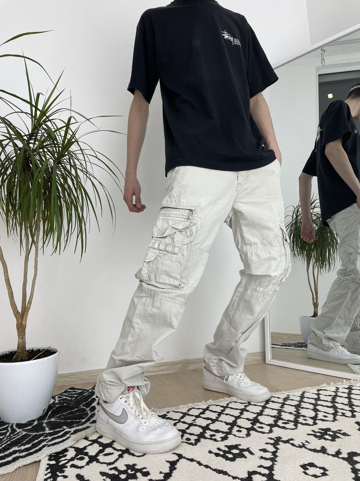 Japanese Brand Vintage cargo pants buggy worker multi pocket Size US 34 / EU 50 - 1 Thumbnail