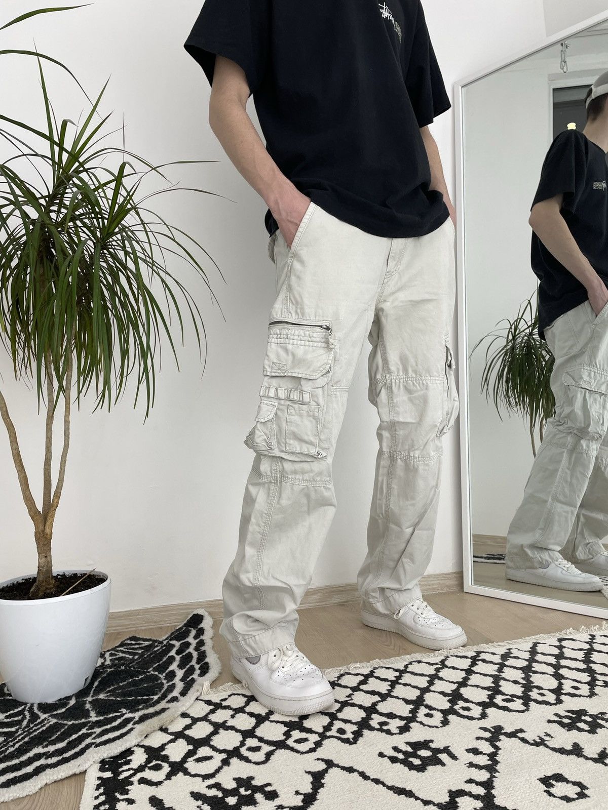 Japanese Brand Vintage cargo pants buggy worker multi pocket Size US 34 / EU 50 - 3 Thumbnail