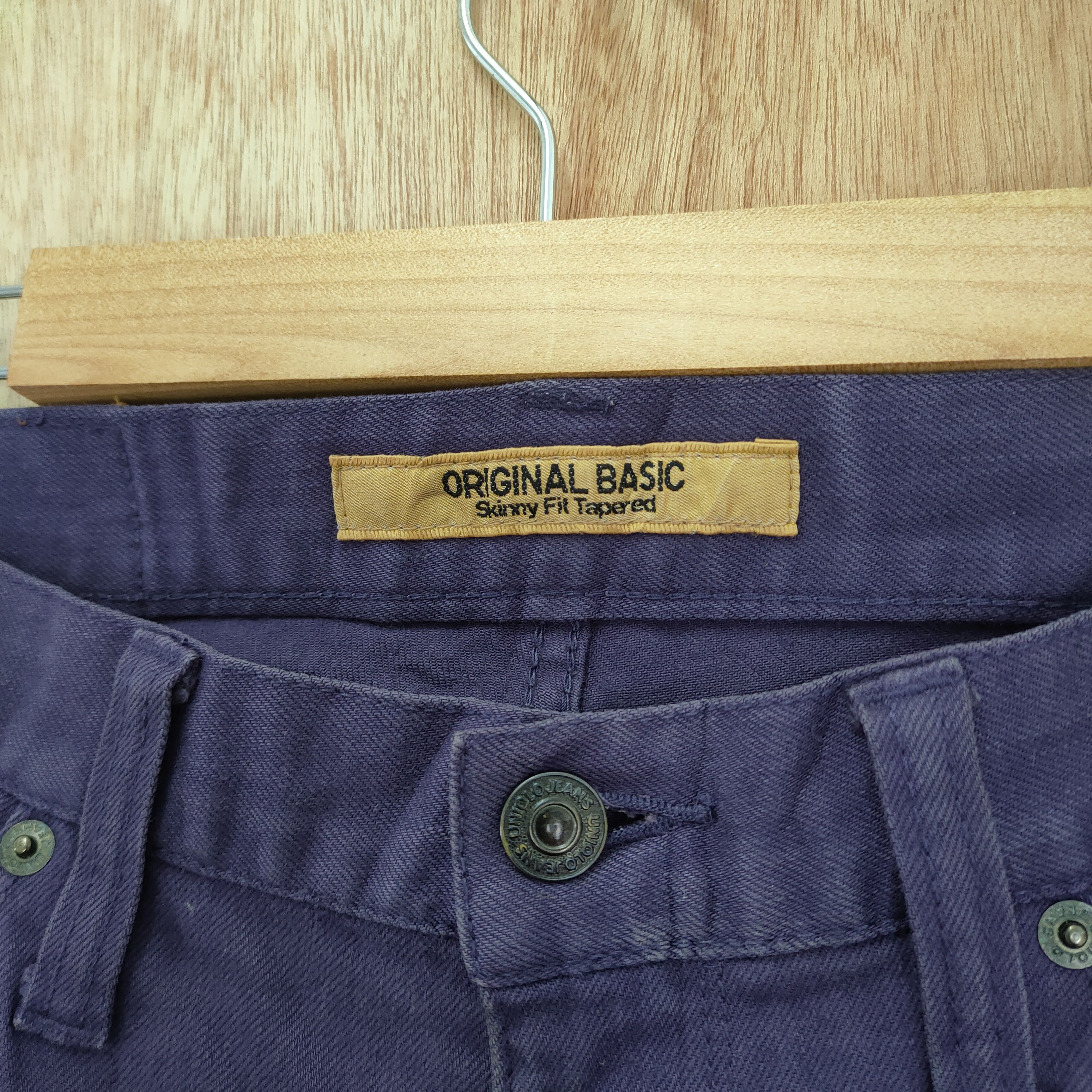 If Six Was Nine × Japanese Brand × Purple VINTAGE JAPANESE SKINNY FADED PURPLE JEAN DENIM PANTS Size US 31 - 4 Thumbnail