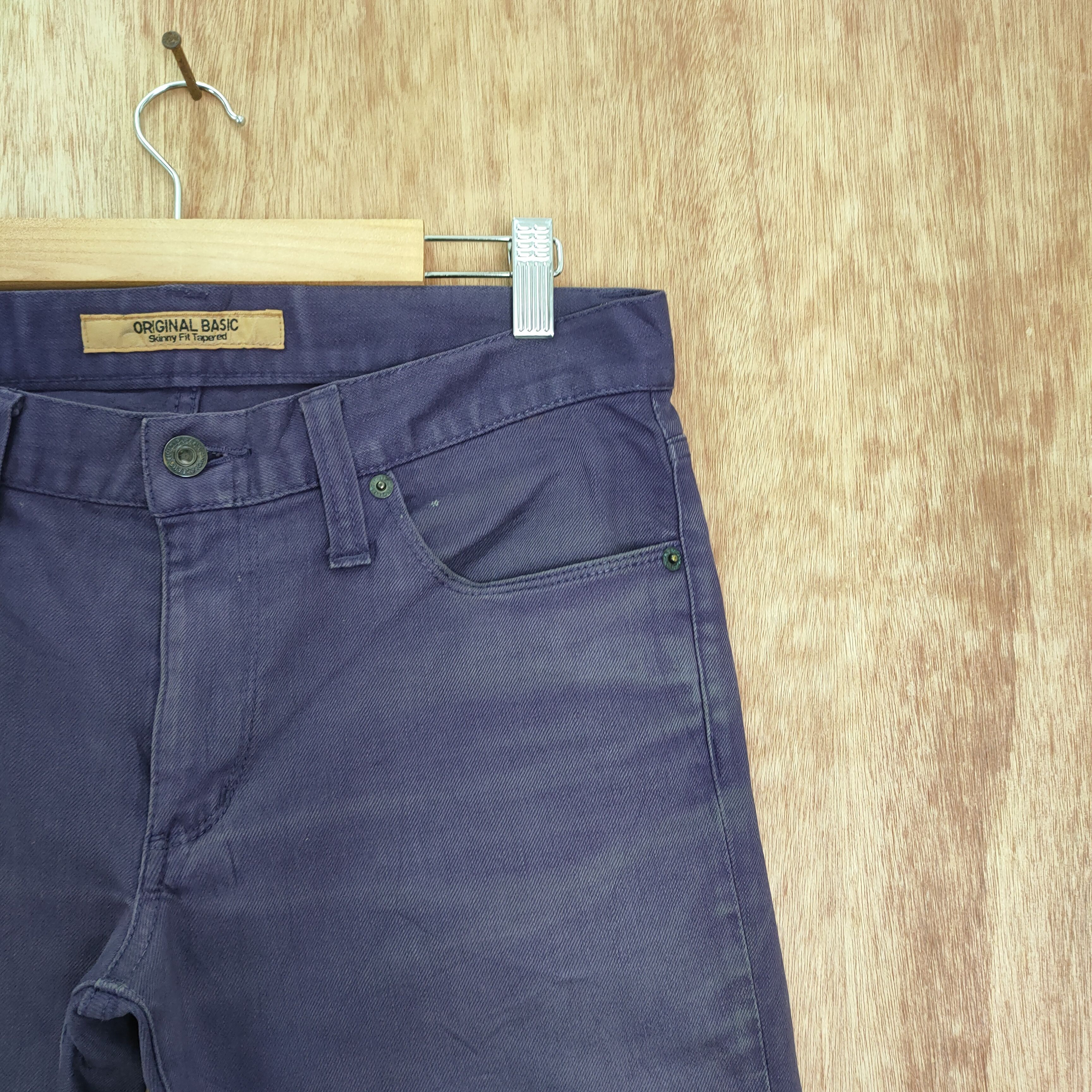 If Six Was Nine × Japanese Brand × Purple VINTAGE JAPANESE SKINNY FADED PURPLE JEAN DENIM PANTS Size US 31 - 9 Thumbnail