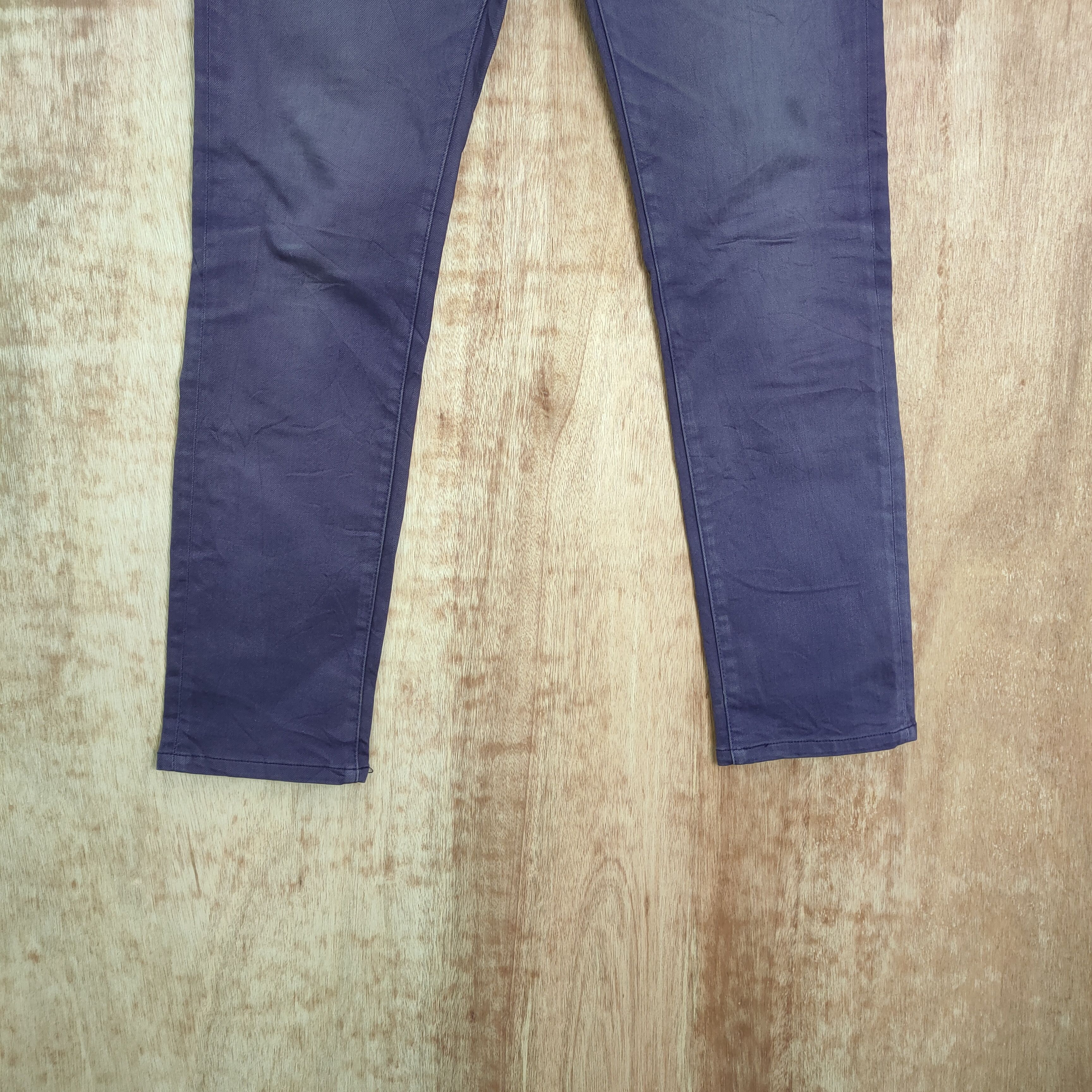 If Six Was Nine × Japanese Brand × Purple VINTAGE JAPANESE SKINNY FADED PURPLE JEAN DENIM PANTS Size US 31 - 3 Thumbnail