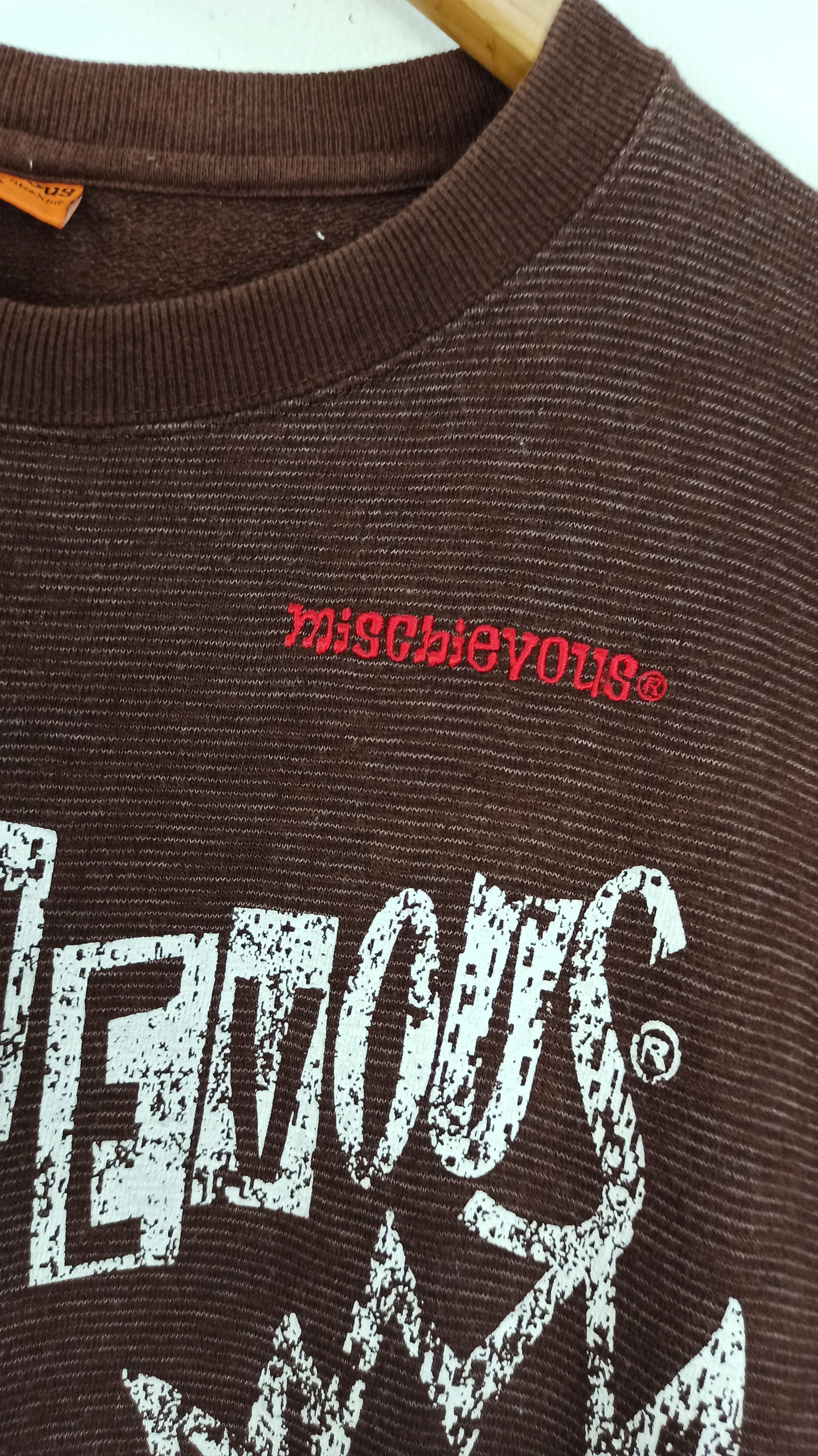 Japanese Brand 🔥STEALS🔥 Sweatshirt Mischievous Blue Rabbit Skunks Size US L / EU 52-54 / 3 - 3 Thumbnail
