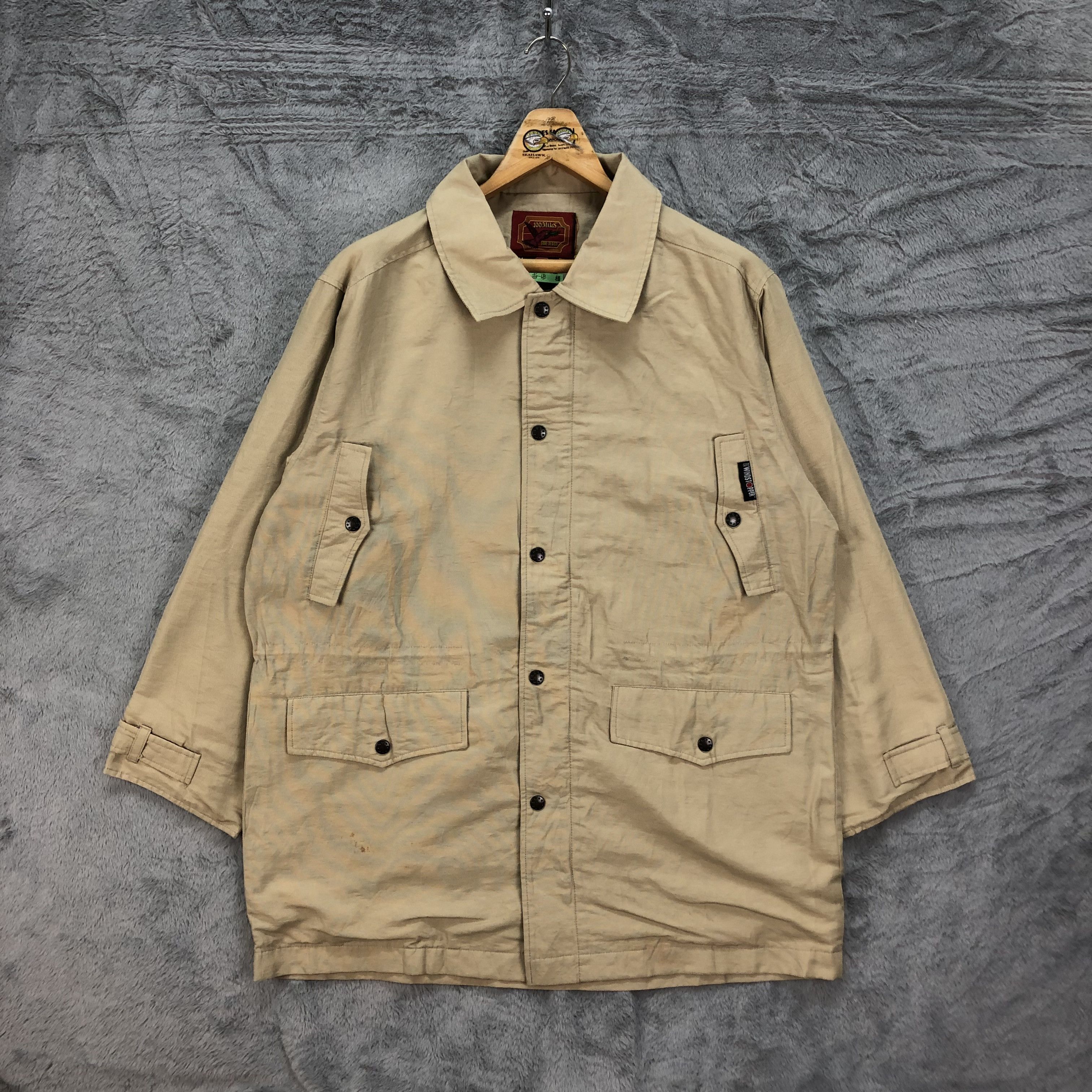 Vintage 100 Miles Gore Design Wind Stopper Chore Jacket #4520-157 Size US M / EU 48-50 / 2 - 1 Thumbnail