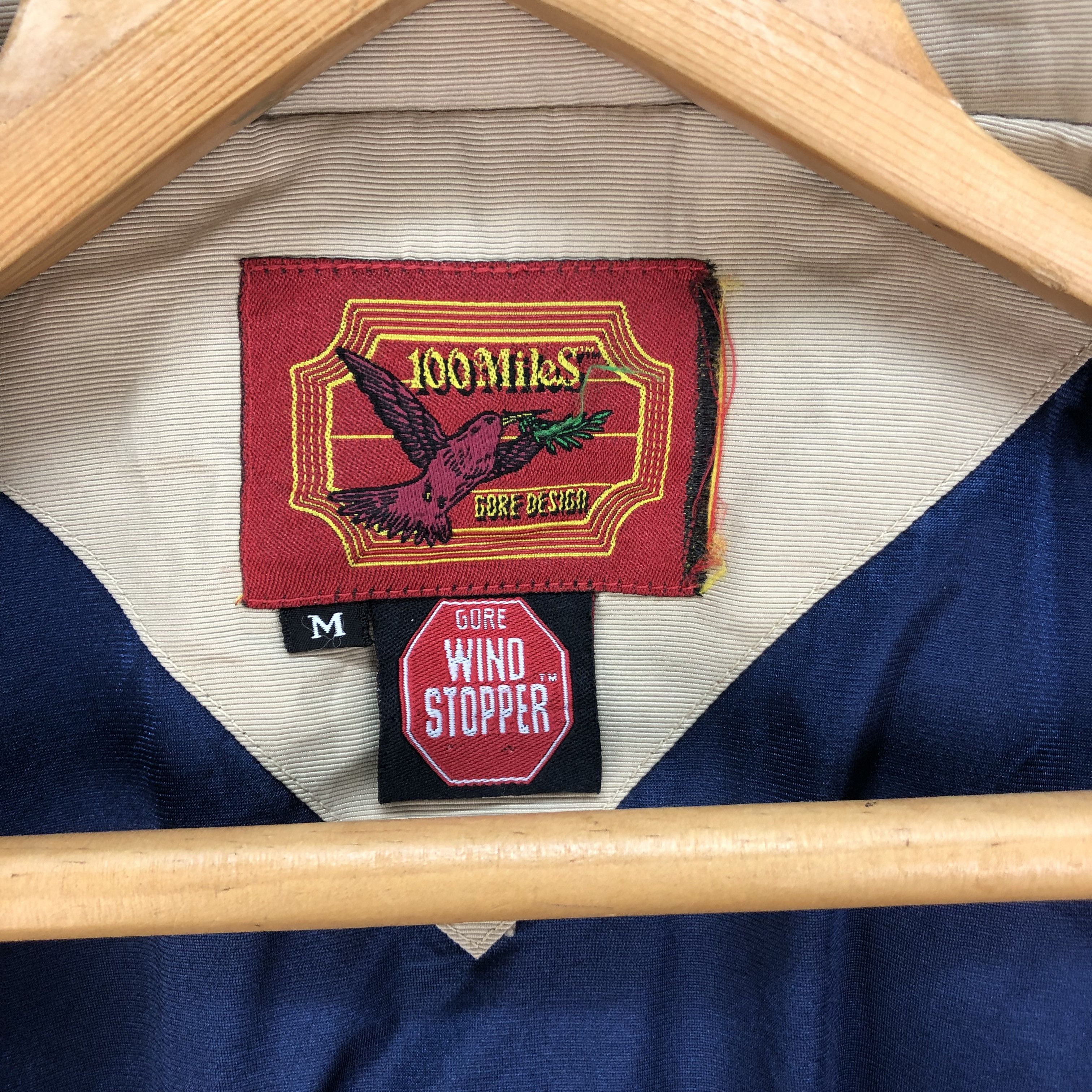Vintage 100 Miles Gore Design Wind Stopper Chore Jacket #4520-157 Size US M / EU 48-50 / 2 - 12 Thumbnail