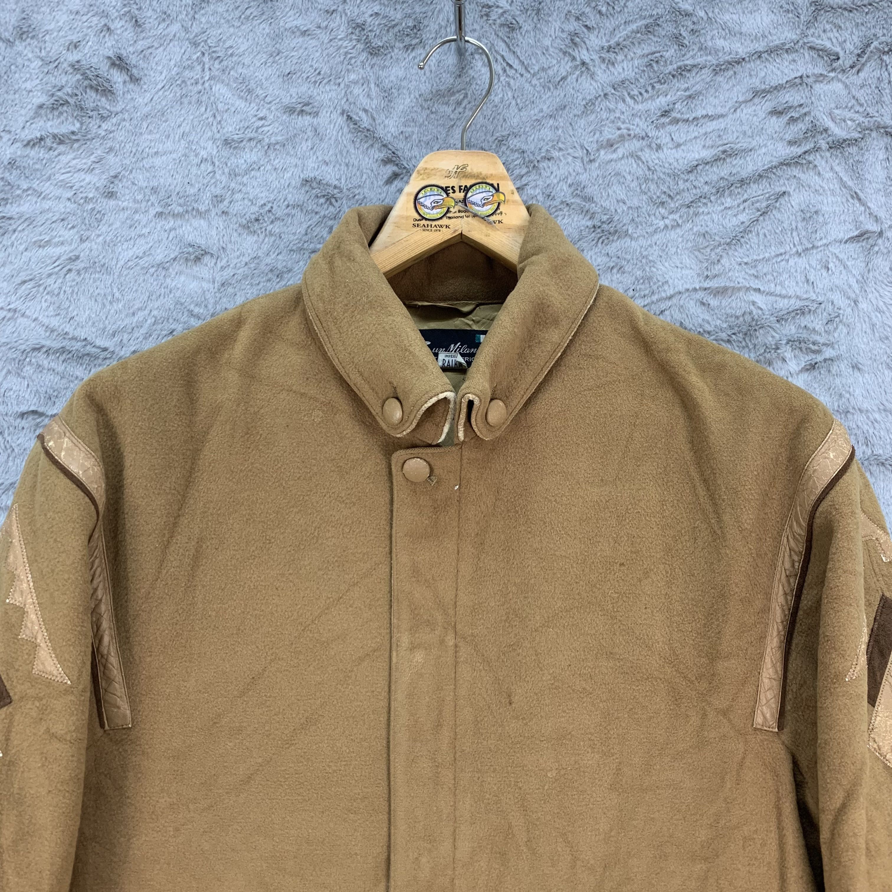 Japanese Brand Sun Milano Imperial Raika Wool Jacket #4168-145 Size US M / EU 48-50 / 2 - 2 Thumbnail