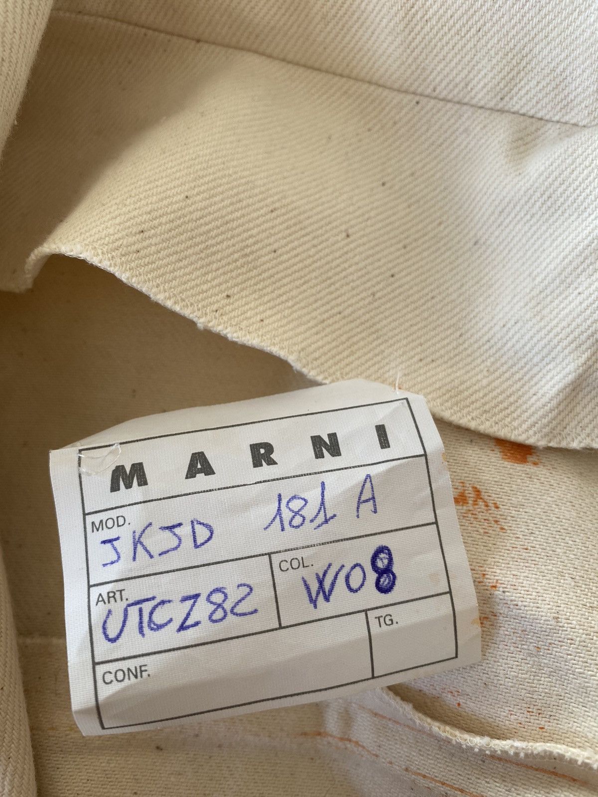 Marni GRAIL Hand Painted Denim Jacket Size US L / EU 52-54 / 3 - 5 Thumbnail