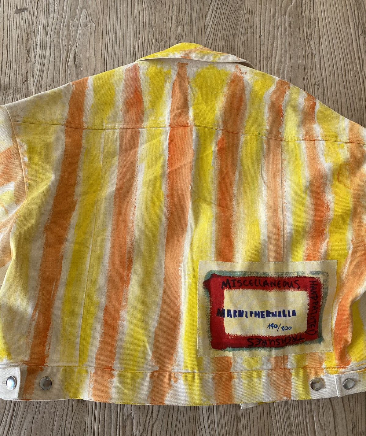 Marni GRAIL Hand Painted Denim Jacket Size US L / EU 52-54 / 3 - 4 Thumbnail