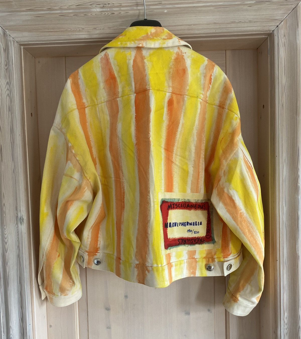 Marni GRAIL Hand Painted Denim Jacket Size US L / EU 52-54 / 3 - 2 Thumbnail