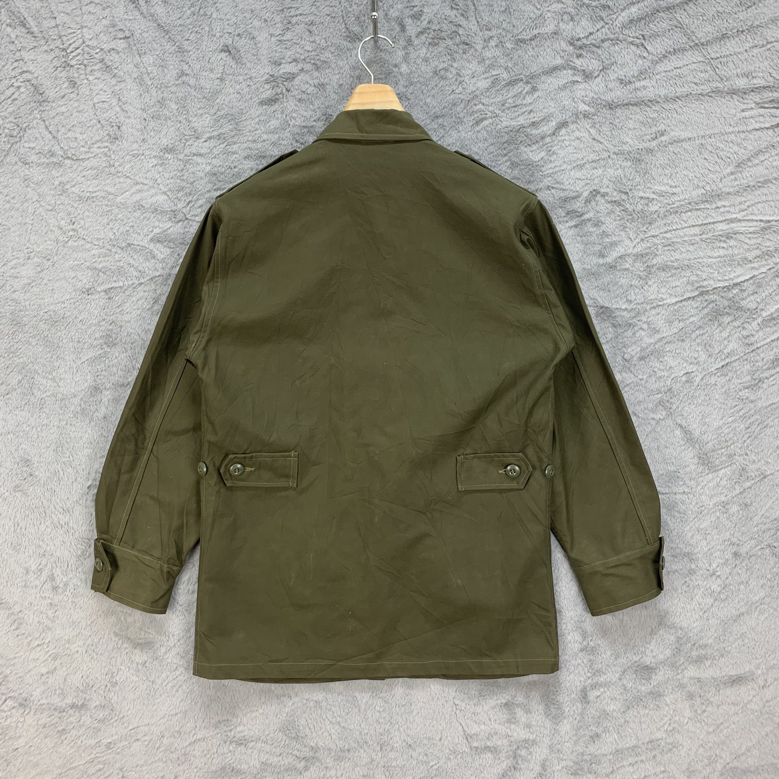 Vintage Army Uniform Military Field Jacket / Chore Jacket #4400-152 Size US M / EU 48-50 / 2 - 9 Thumbnail