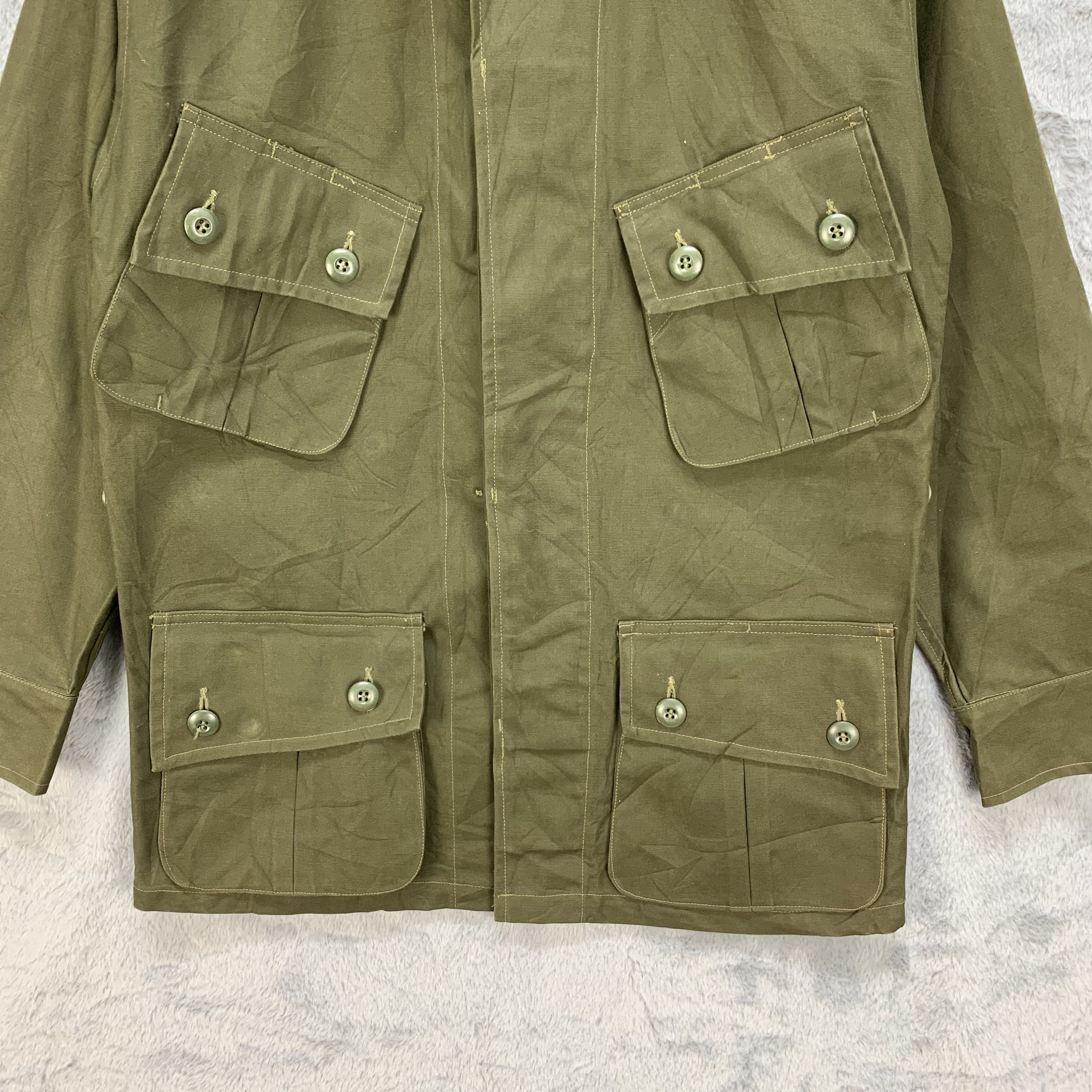 Vintage Army Uniform Military Field Jacket / Chore Jacket #4400-152 Size US M / EU 48-50 / 2 - 3 Thumbnail