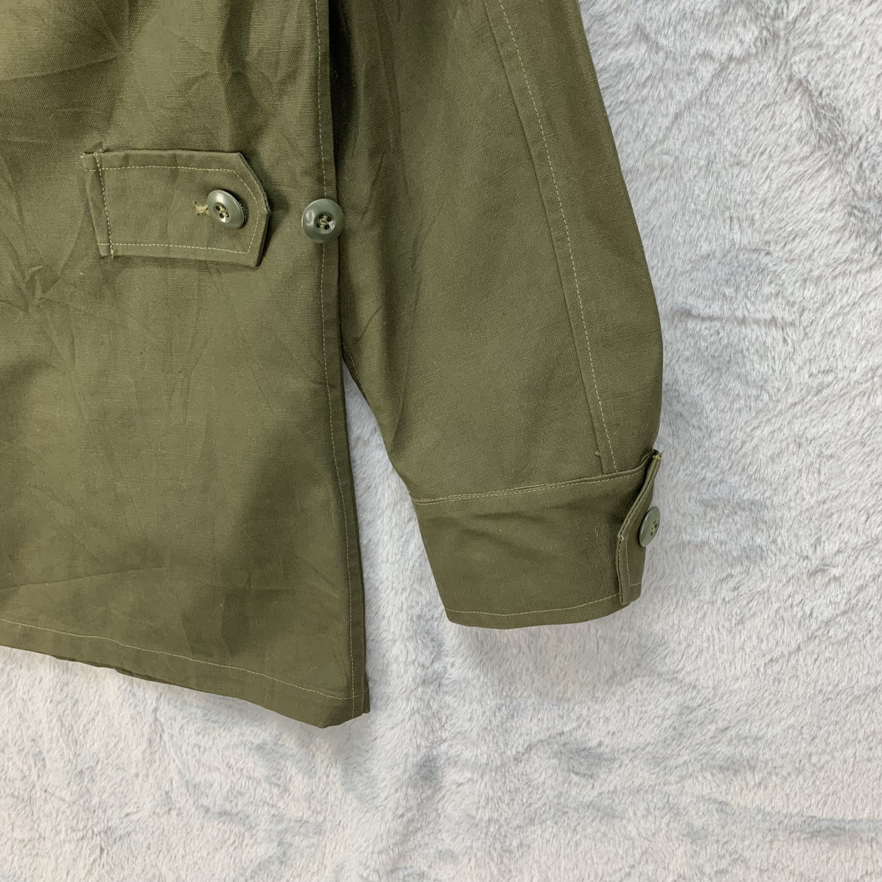 Vintage Army Uniform Military Field Jacket / Chore Jacket #4400-152 Size US M / EU 48-50 / 2 - 11 Thumbnail