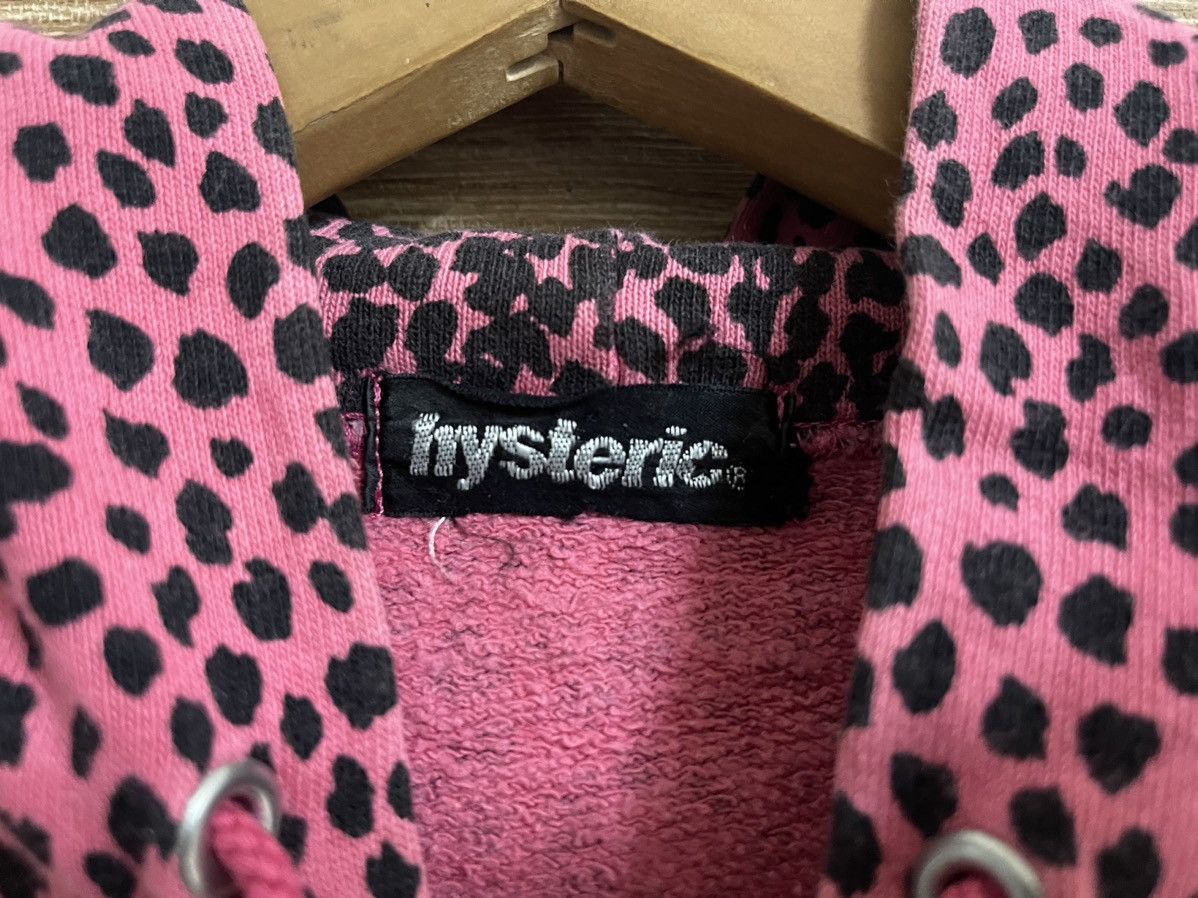 Hysteric Glamour × Japanese Brand Vtg Hysteric Glamour Sleeveless Hoodie Leopard Pattern M Size M / US 6-8 / IT 42-44 - 3 Thumbnail