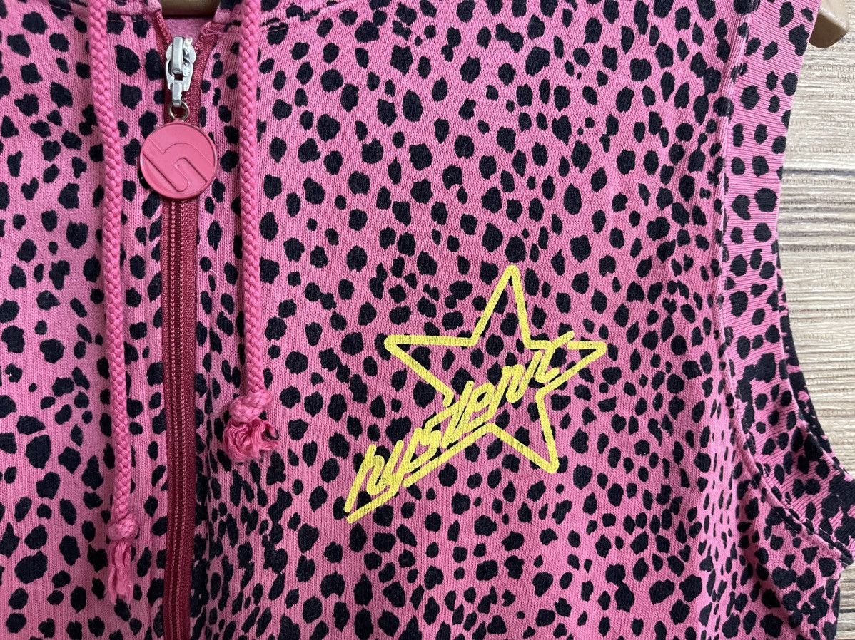 Hysteric Glamour × Japanese Brand Vtg Hysteric Glamour Sleeveless Hoodie Leopard Pattern M Size M / US 6-8 / IT 42-44 - 4 Thumbnail