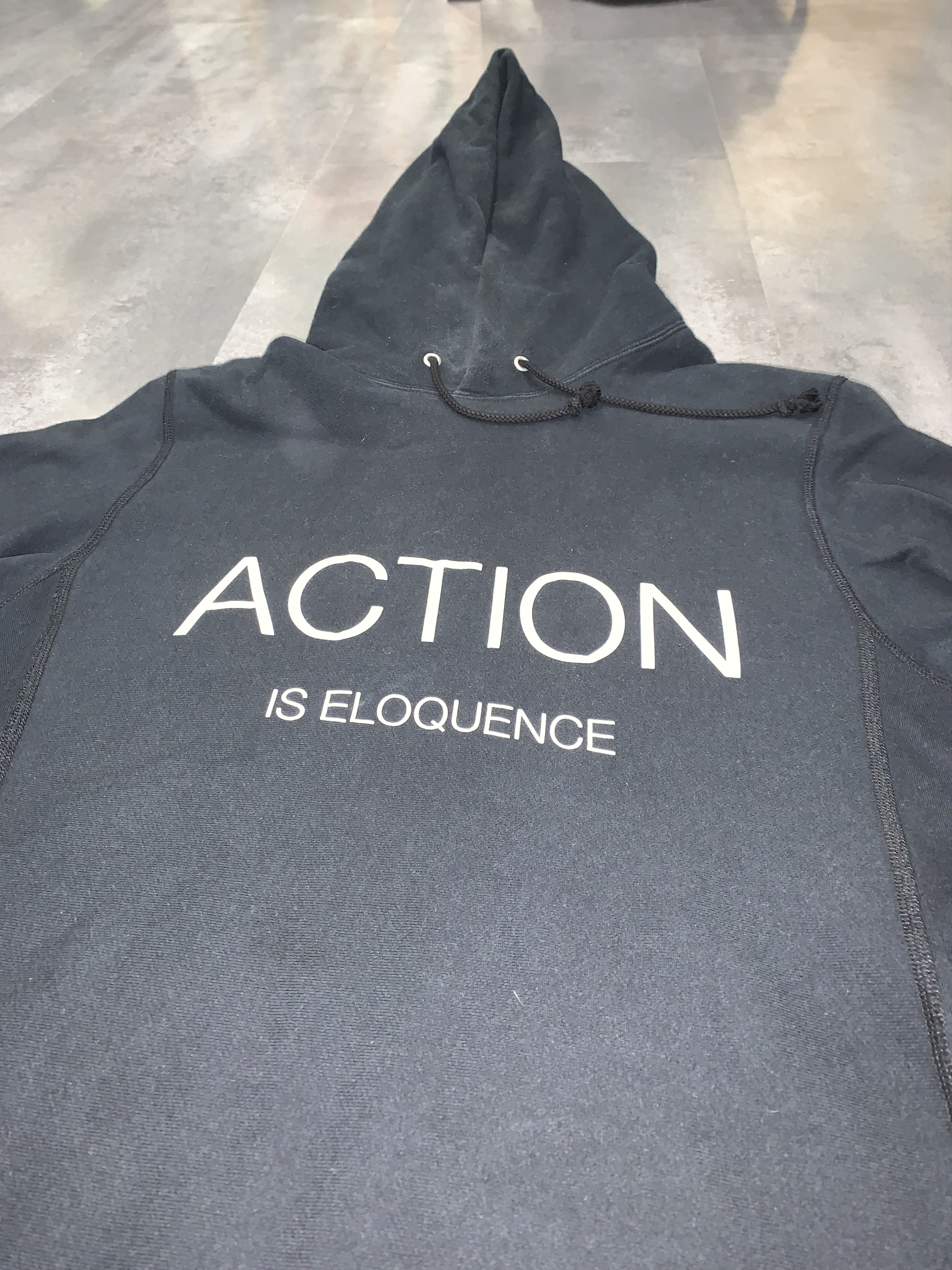 SS16 Comme des Garcons X Ganryu Action Is Eloquence Hood