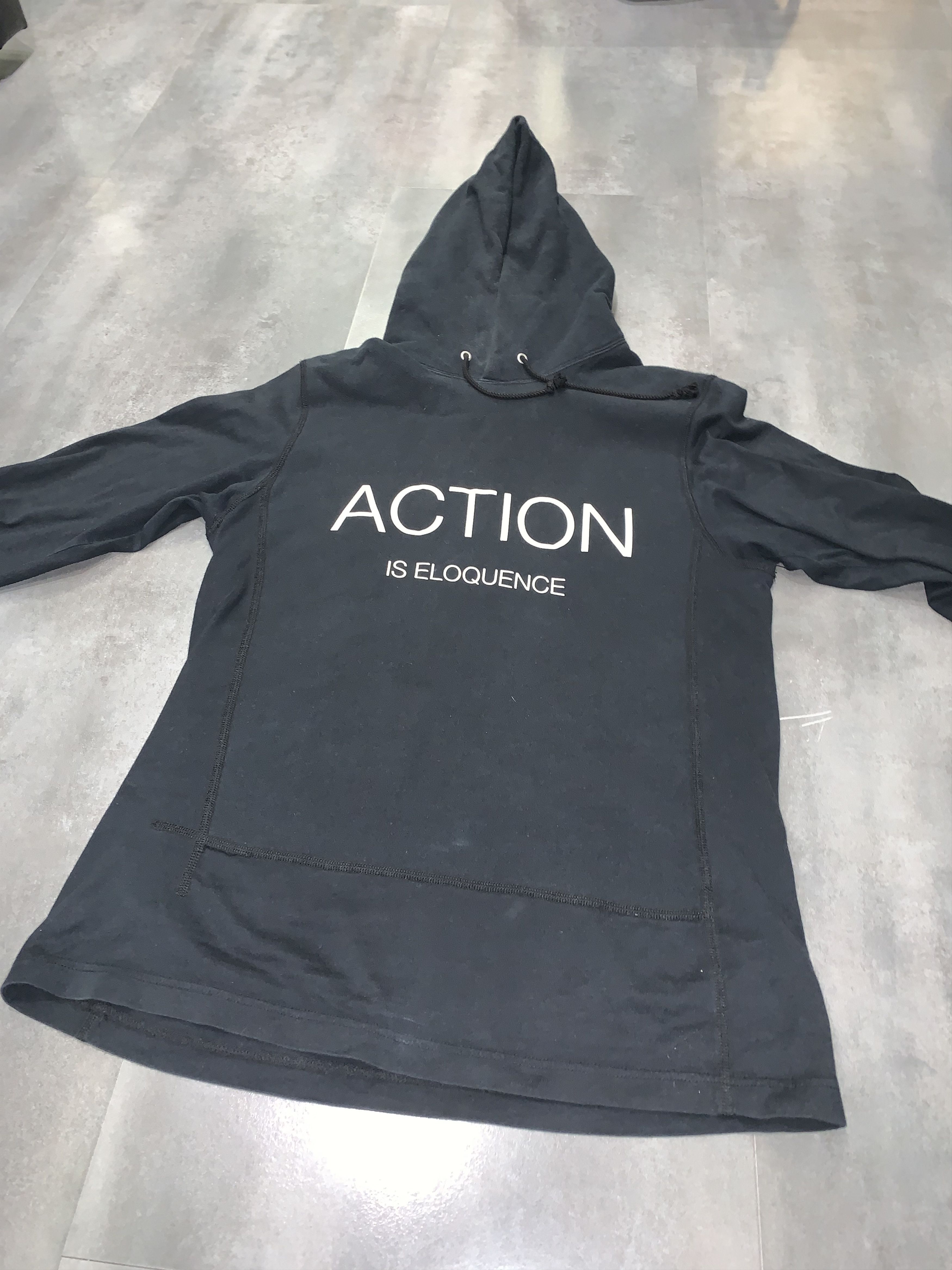SS16 Comme des Garcons X Ganryu Action Is Eloquence Hood