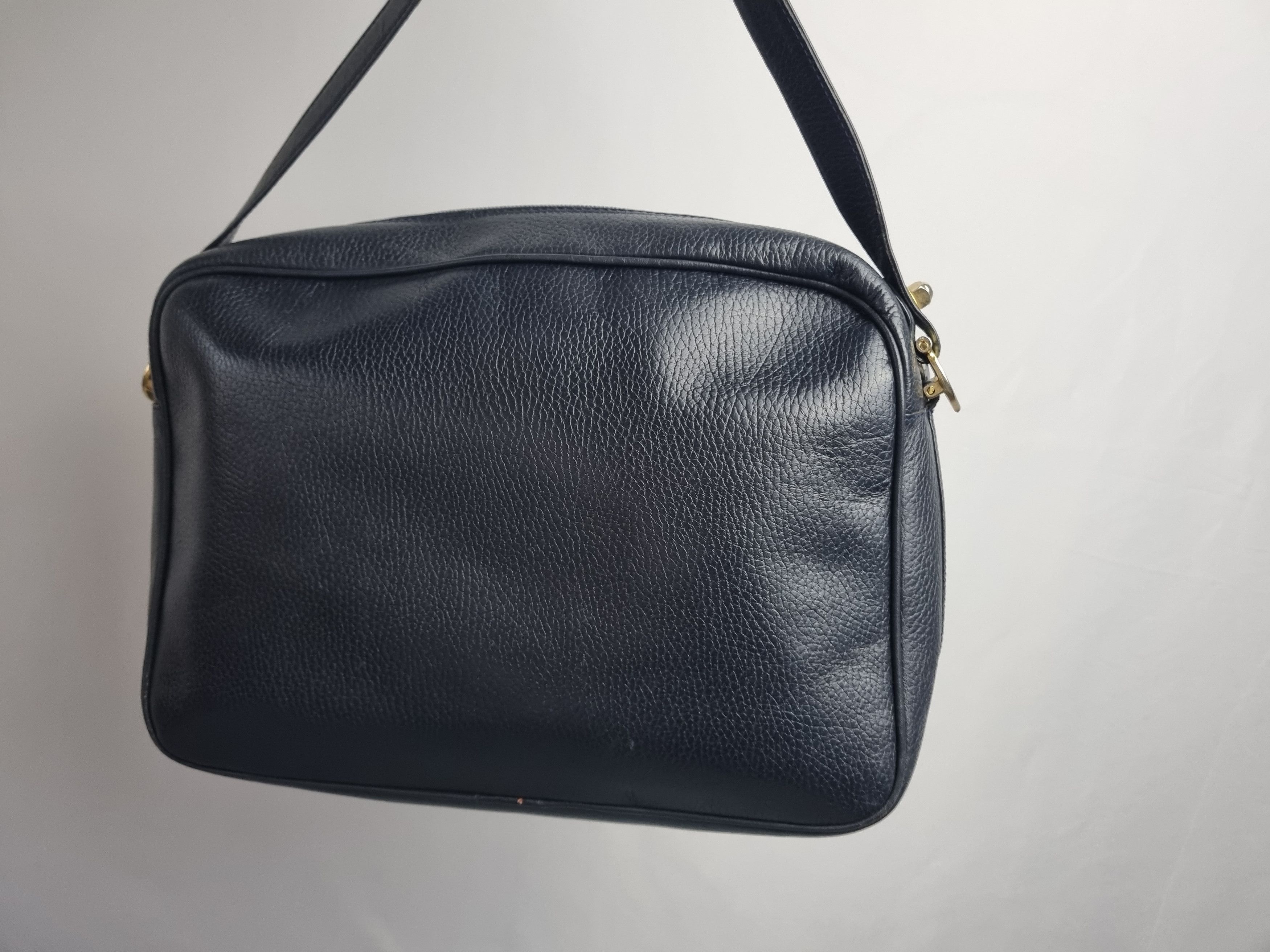 Cartier × Genuine Leather Cartier Leather Luxury Navy Crossbody Bag Size ONE SIZE - 13 Thumbnail
