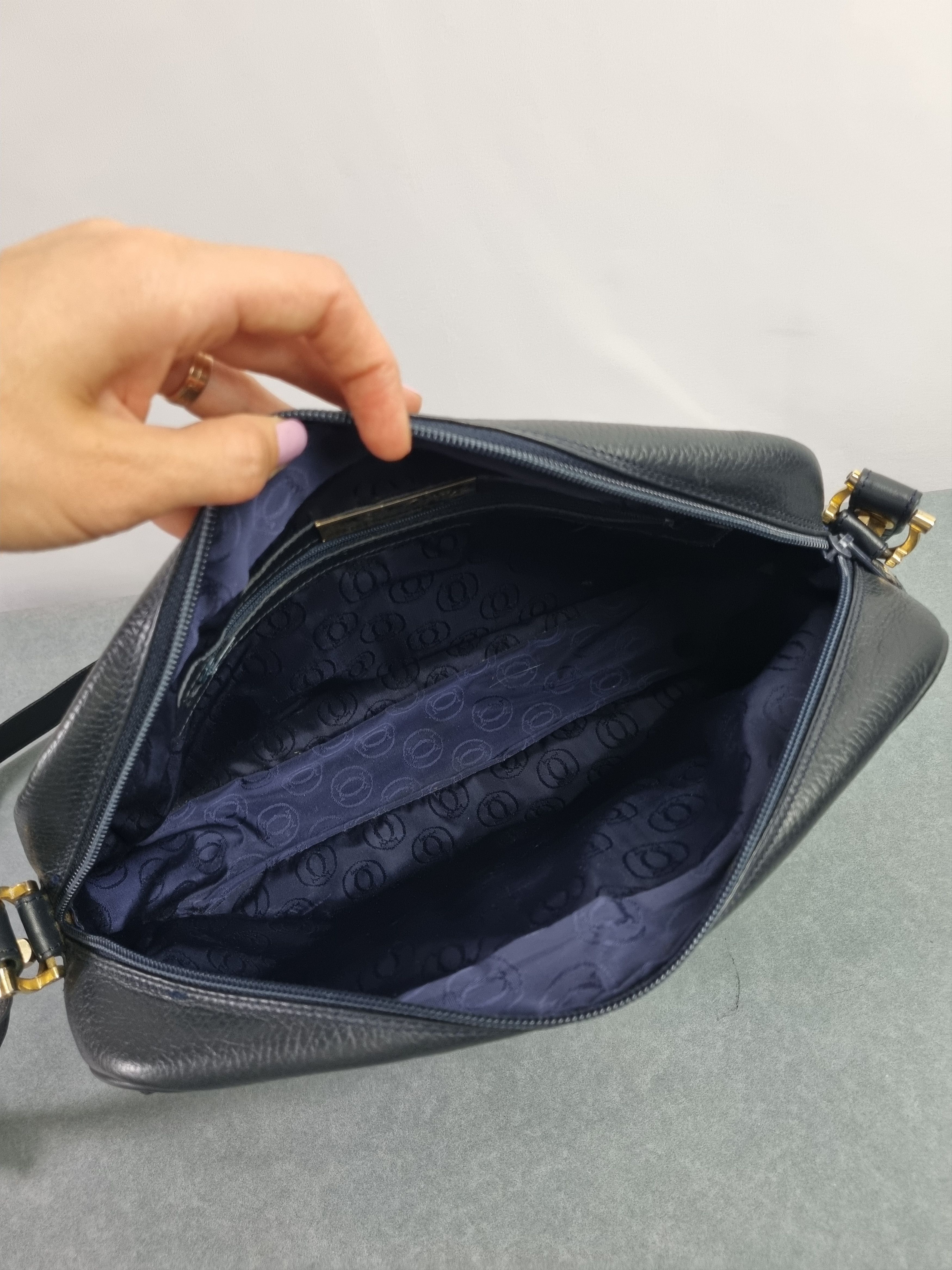 Cartier × Genuine Leather Cartier Leather Luxury Navy Crossbody Bag Size ONE SIZE - 6 Thumbnail
