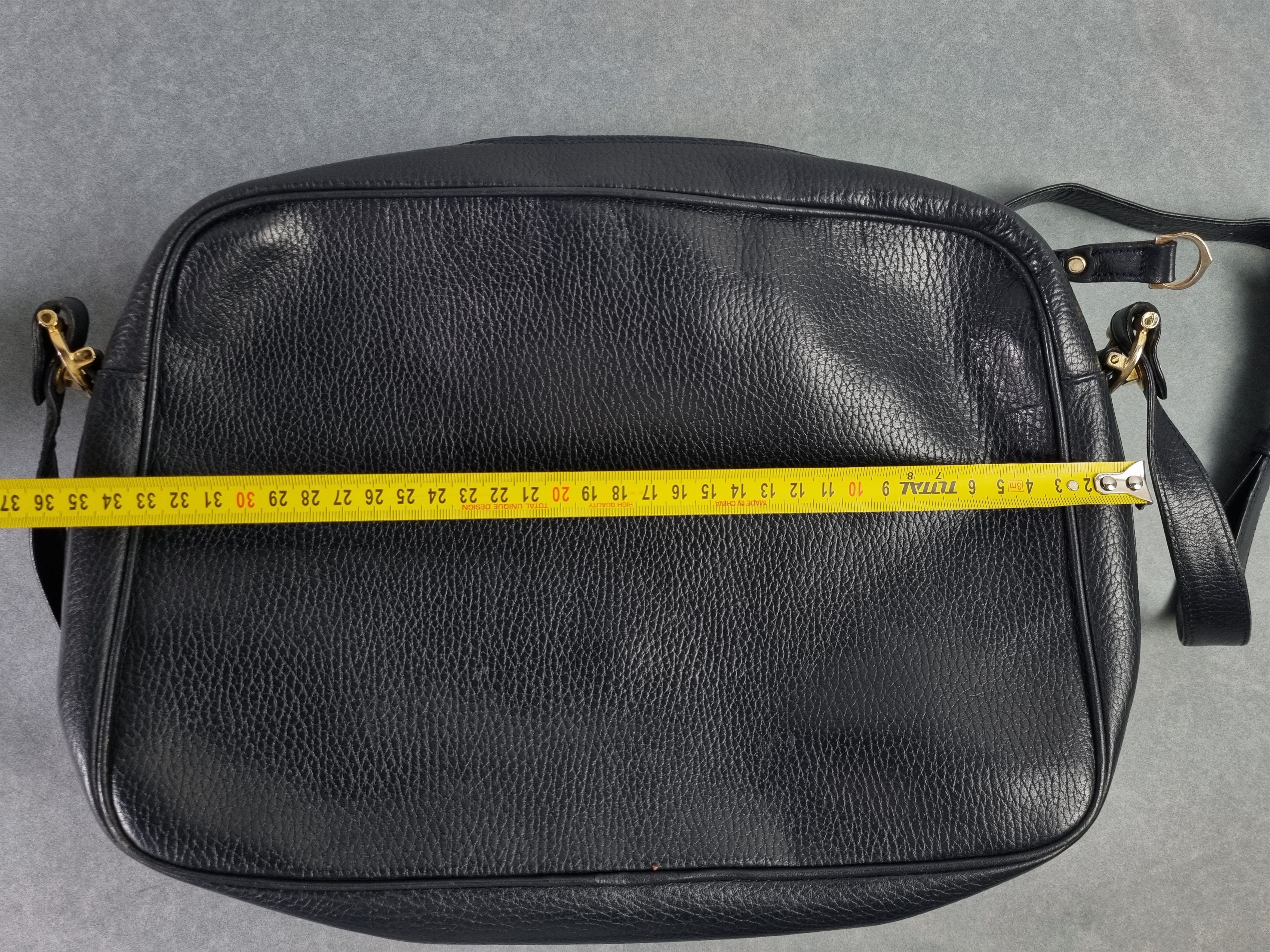 Cartier × Genuine Leather Cartier Leather Luxury Navy Crossbody Bag Size ONE SIZE - 16 Thumbnail