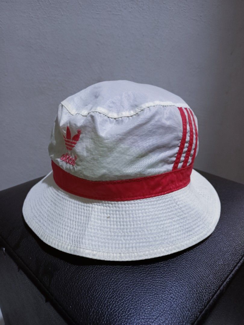 Adidas Vintage 80s adidas Trefoil Bucket Hat Japan Made Size ONE SIZE - 3 Thumbnail