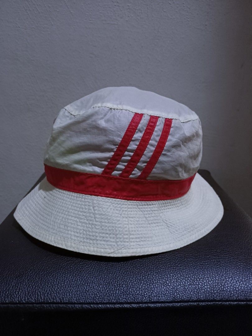 Adidas Vintage 80s adidas Trefoil Bucket Hat Japan Made Size ONE SIZE - 2 Thumbnail