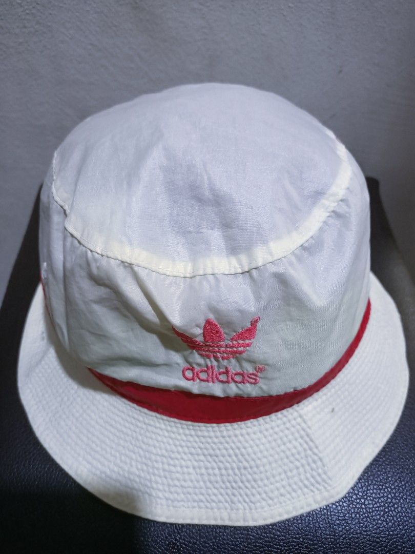 Adidas Vintage 80s adidas Trefoil Bucket Hat Japan Made Size ONE SIZE - 5 Thumbnail