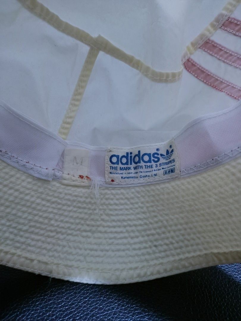 Adidas Vintage 80s adidas Trefoil Bucket Hat Japan Made Size ONE SIZE - 8 Thumbnail