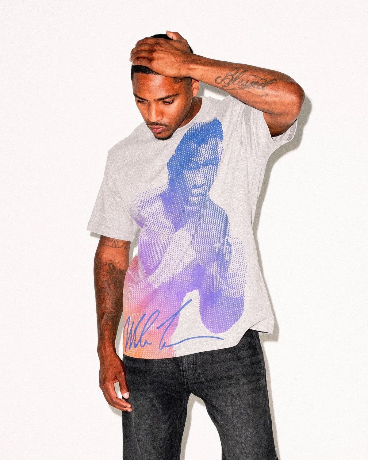 Drake × October's Very Own OVO x MIKE TYSON SIGNATURE TEE BRAND NEW RARE T-SHIRT Size US L / EU 52-54 / 3 - 4 Thumbnail